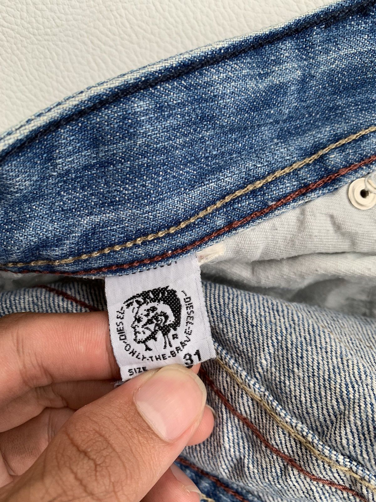 Diesel × Vintage Vintage diesel distressed denim jeans Size US 31 - 5 Thumbnail