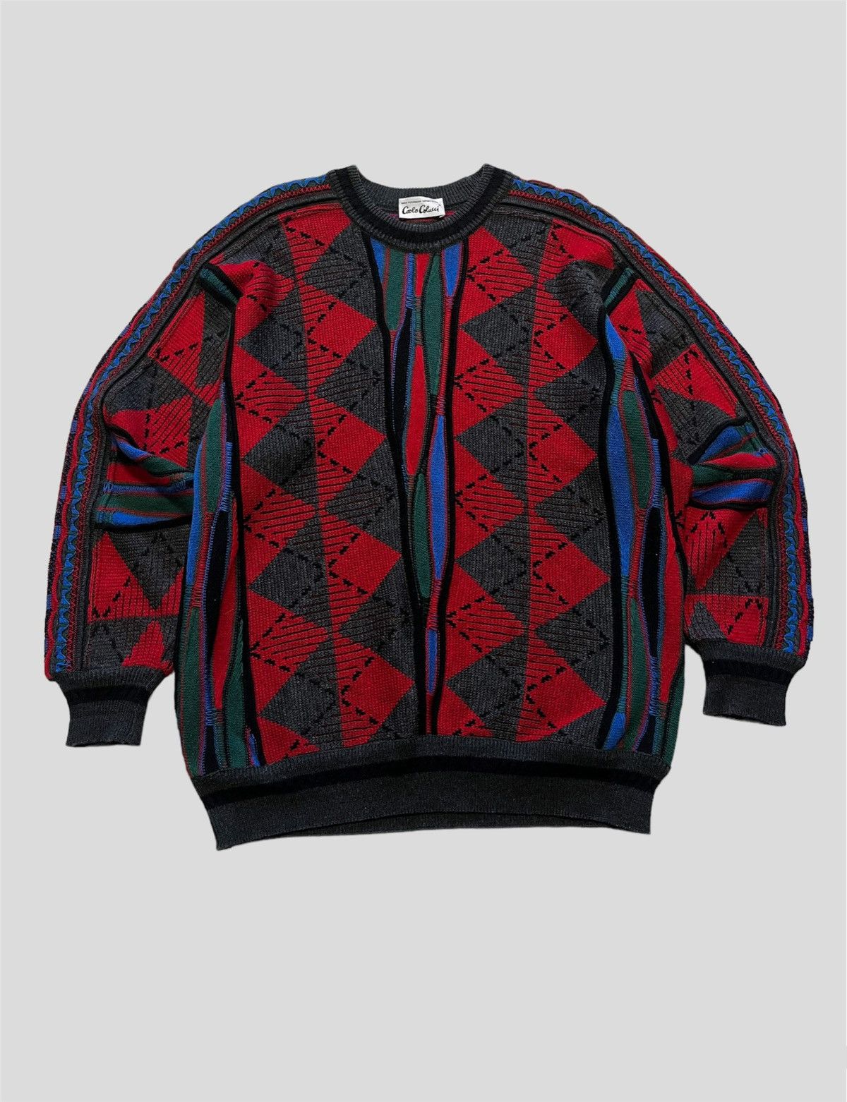 Carlo Colucci Coogi Style Sweater Carlo Colucci Size US XL / EU 56 / 4 - 3 Thumbnail