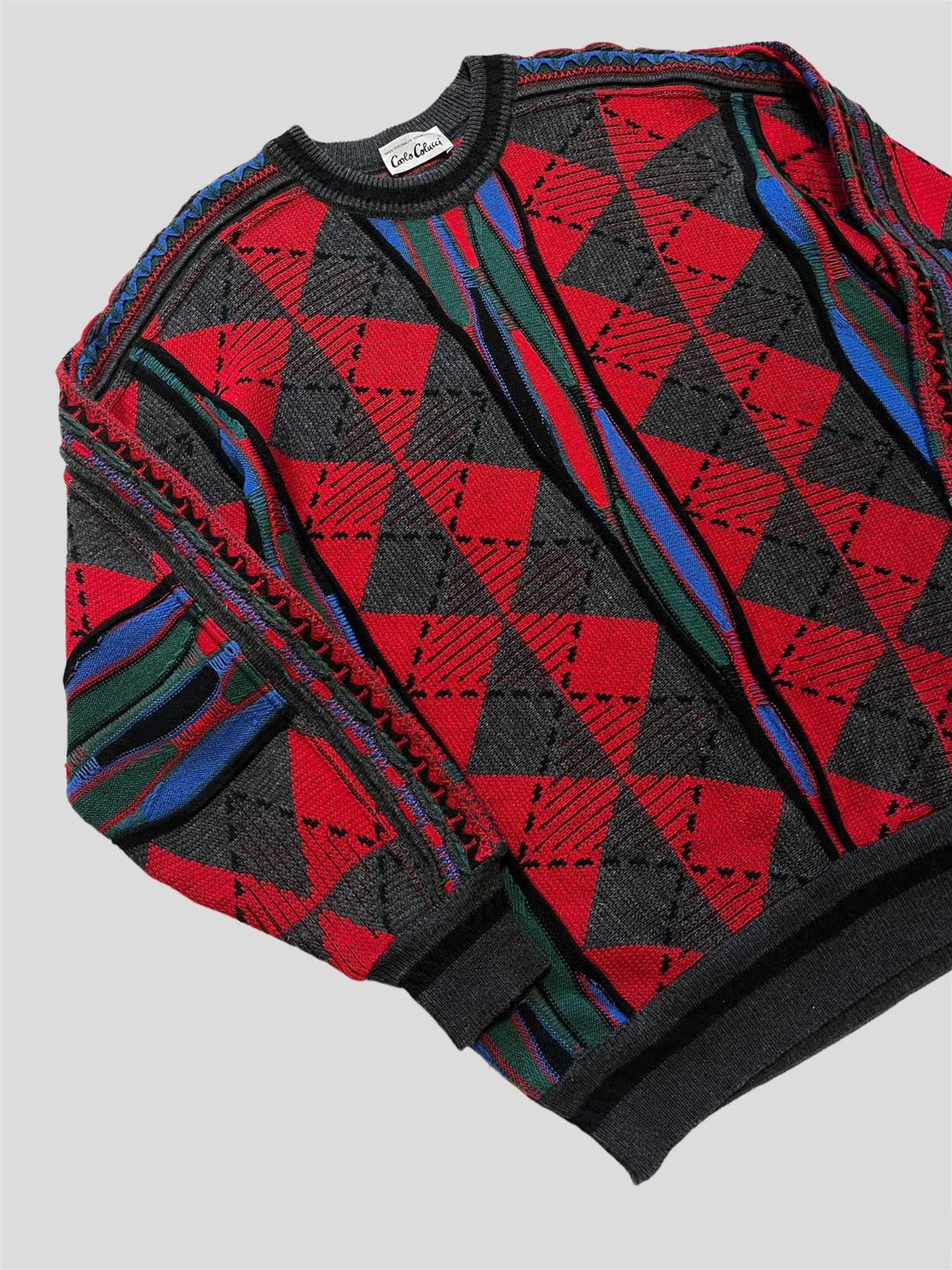 Carlo Colucci Coogi Style Sweater Carlo Colucci Size US XL / EU 56 / 4 - 5 Thumbnail