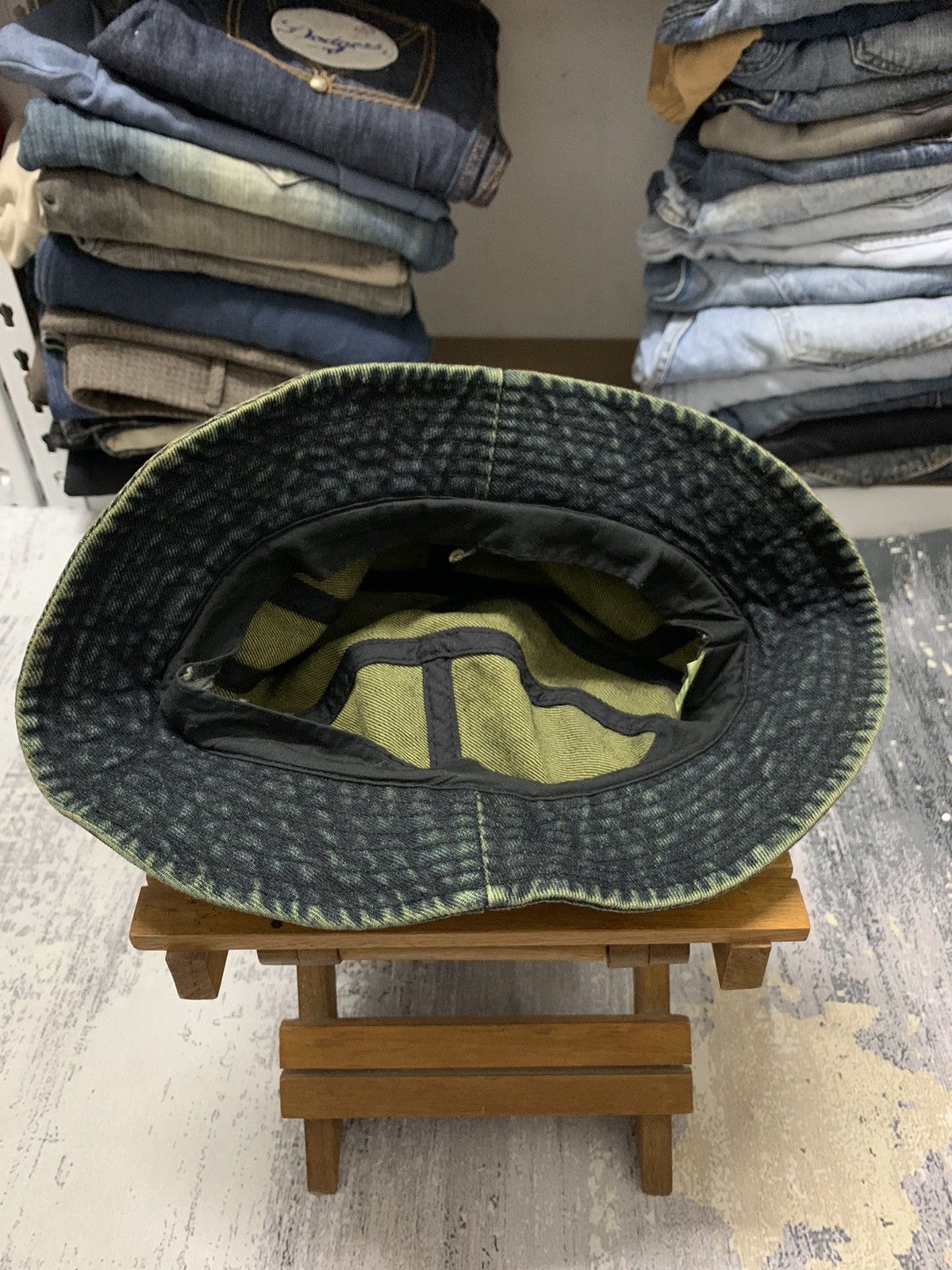 Japanese Brand Japanese Patchwork Denim Bucket Hat Inspired Kapital Hat Size ONE SIZE - 6 Thumbnail