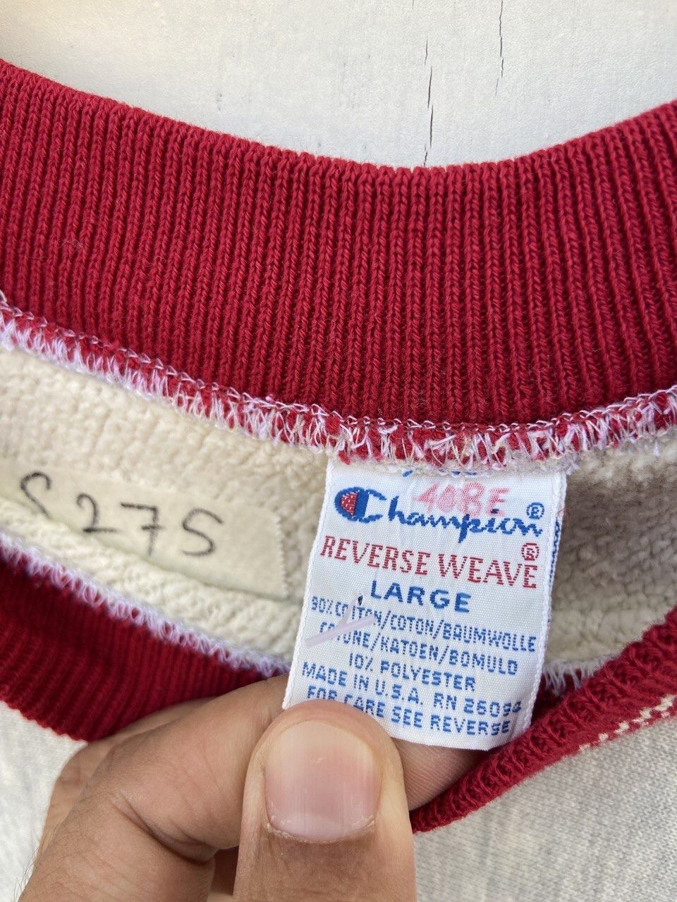 Champion Vintage 90s Champions Reverse Weave Spellout Sweatshirt Size US L / EU 52-54 / 3 - 5 Thumbnail