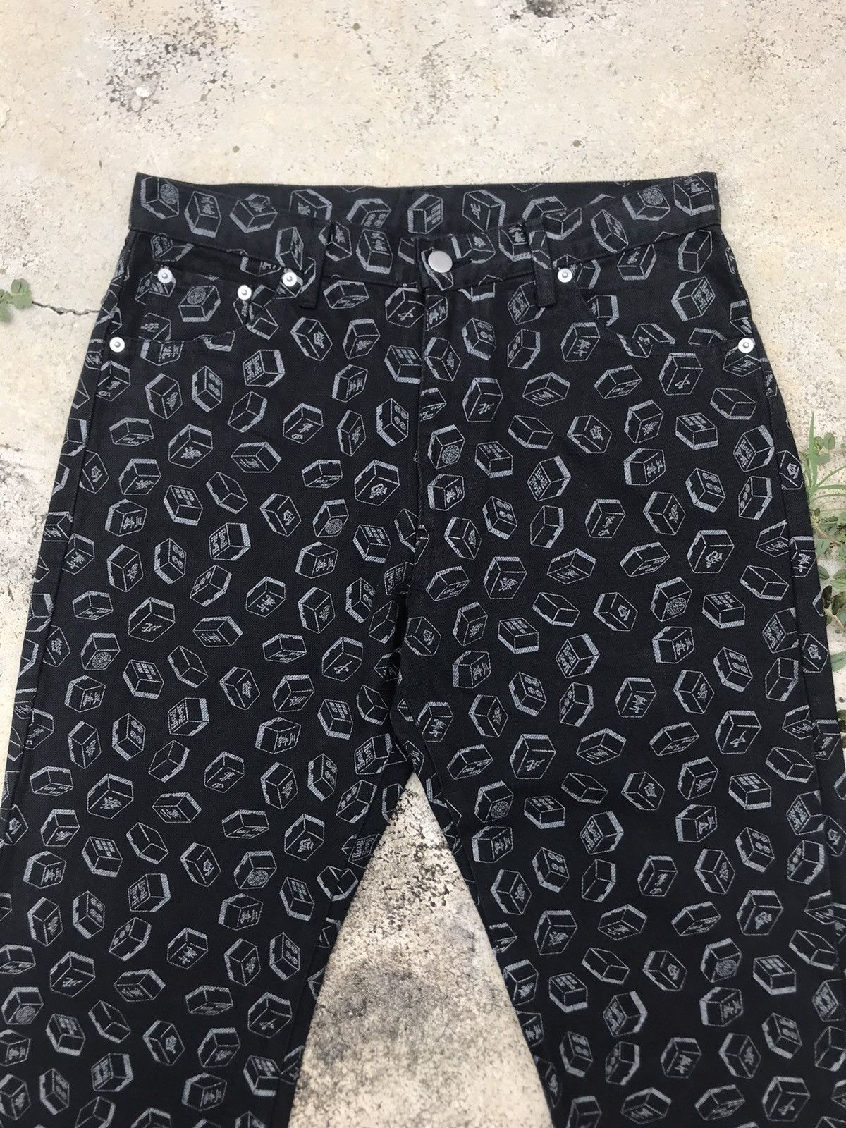 Japanese Brand Vintage Red Missile Hysteric Glamour Inspired Overprint Pant Size US 31 - 4 Thumbnail