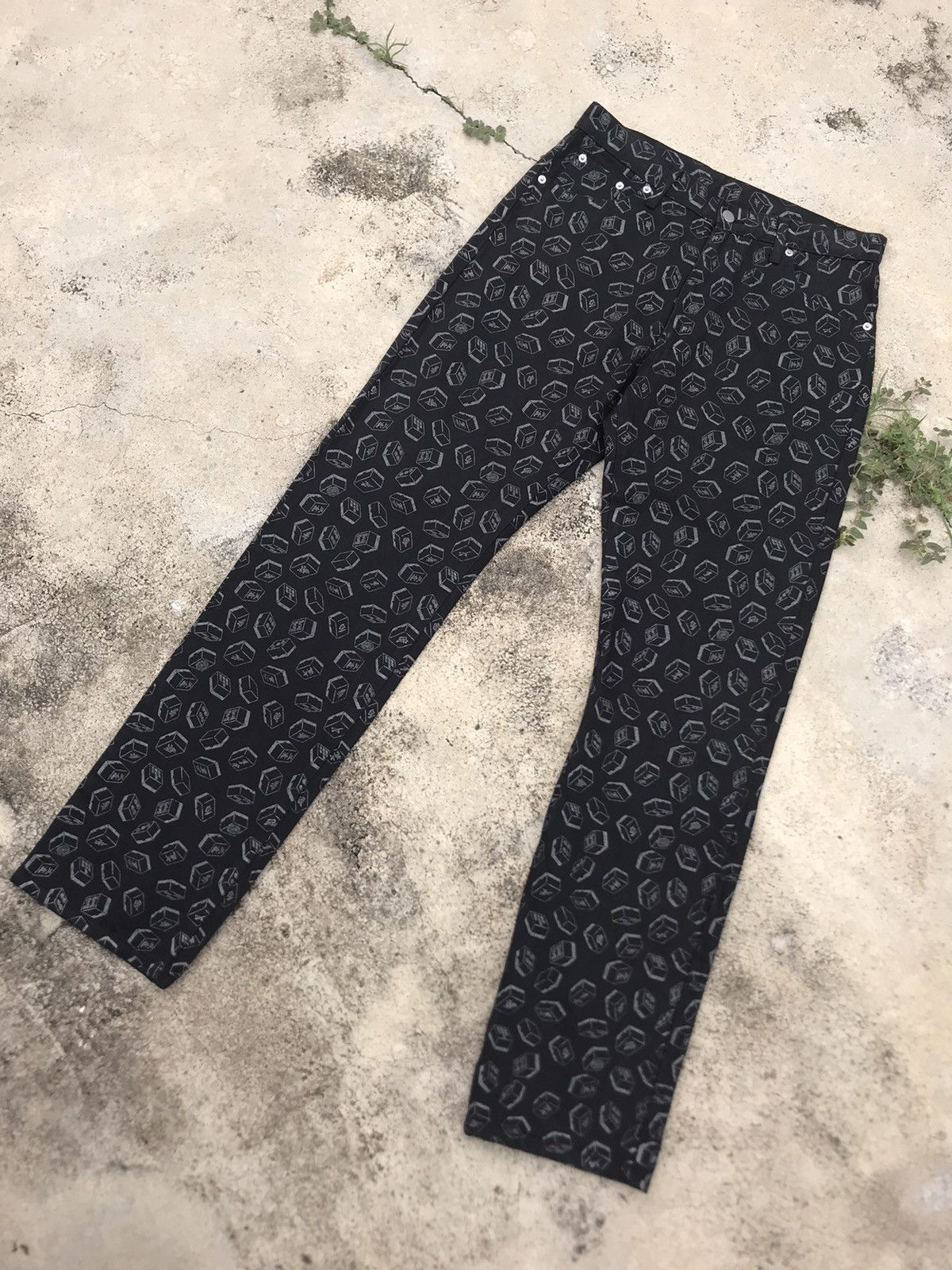 Japanese Brand Vintage Red Missile Hysteric Glamour Inspired Overprint Pant Size US 31 - 1 Thumbnail