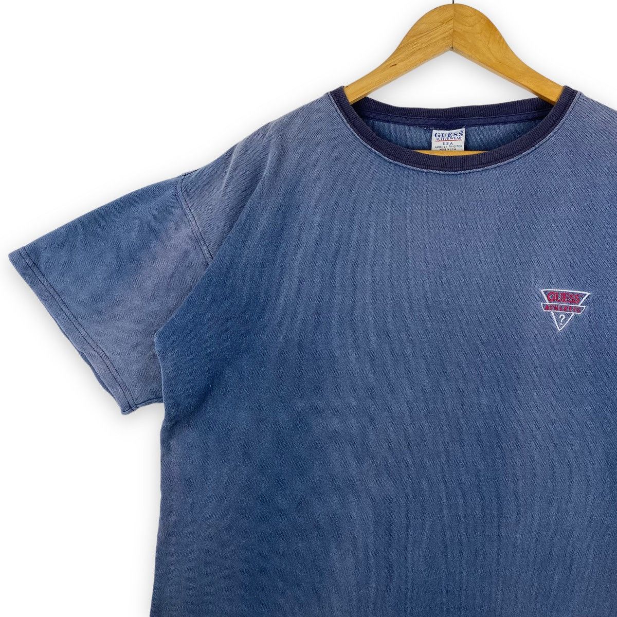 Guess × Vintage SUNFADED VINTAGE 1998 GUESS ATHLETIC MADE IN USA TEE Size US M / EU 48-50 / 2 - 2 Thumbnail