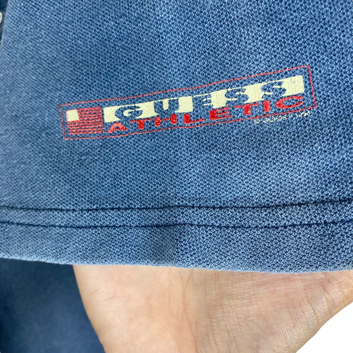 Guess × Vintage SUNFADED VINTAGE 1998 GUESS ATHLETIC MADE IN USA TEE Size US M / EU 48-50 / 2 - 6 Thumbnail