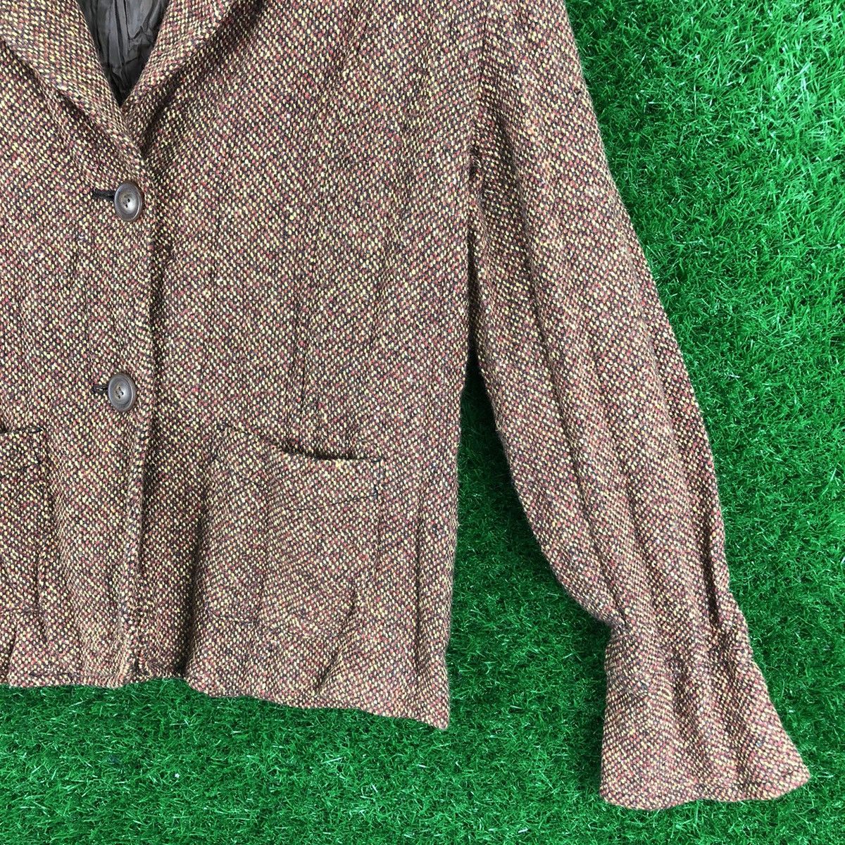 Japanese Brand Vintage 80's Blue Jam Women Coat Jacket Size M / US 6-8 / IT 42-44 - 3 Thumbnail