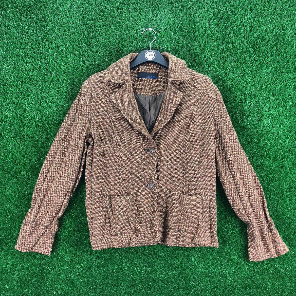 Japanese Brand Vintage 80's Blue Jam Women Coat Jacket Size M / US 6-8 / IT 42-44 - 1 Thumbnail