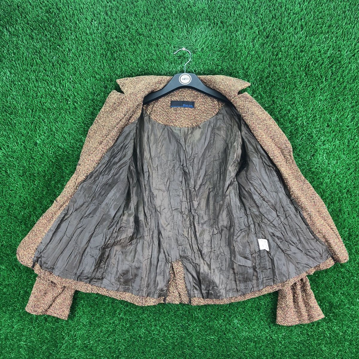 Japanese Brand Vintage 80's Blue Jam Women Coat Jacket Size M / US 6-8 / IT 42-44 - 7 Thumbnail