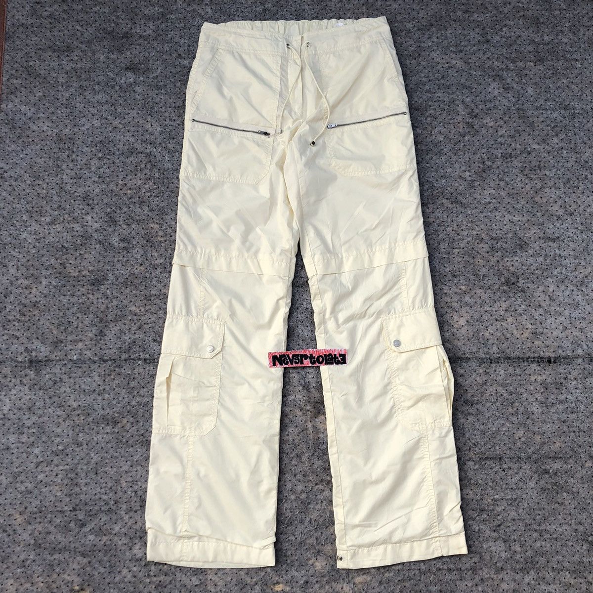 Other Egoist y2k Style Cargo Pocket Nylon Pants Size 28" / US 6 / IT 42 - 9 Thumbnail
