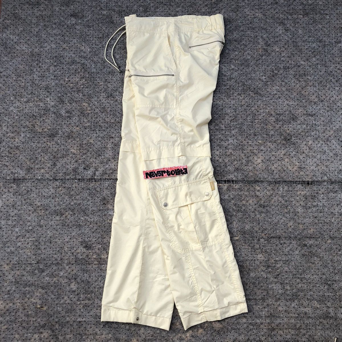 Other Egoist y2k Style Cargo Pocket Nylon Pants Size 28" / US 6 / IT 42 - 10 Thumbnail