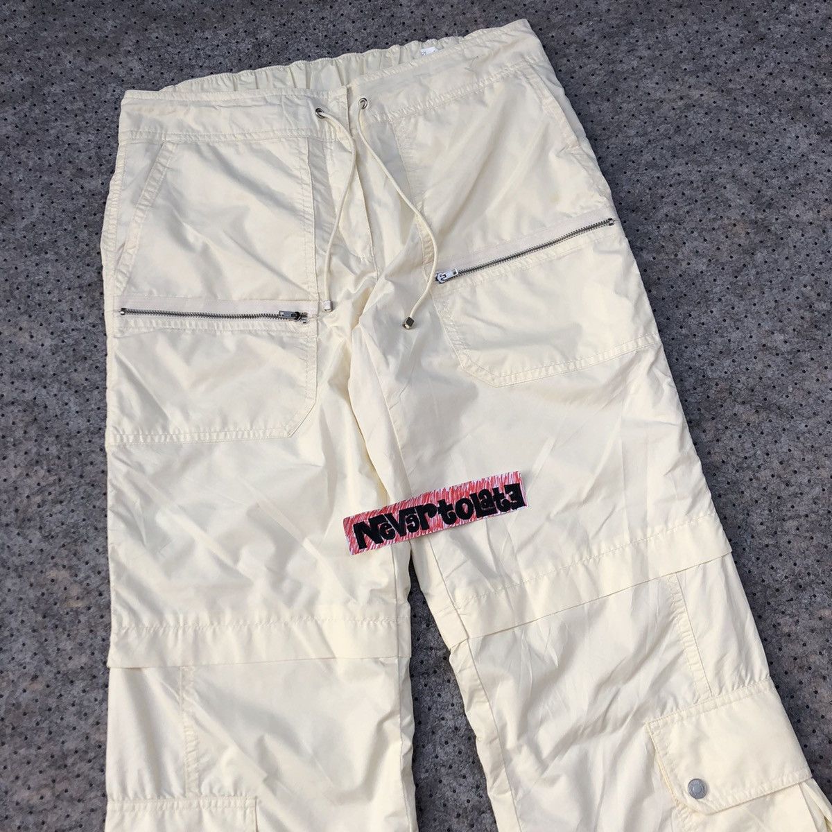 Other Egoist y2k Style Cargo Pocket Nylon Pants Size 28" / US 6 / IT 42 - 8 Thumbnail