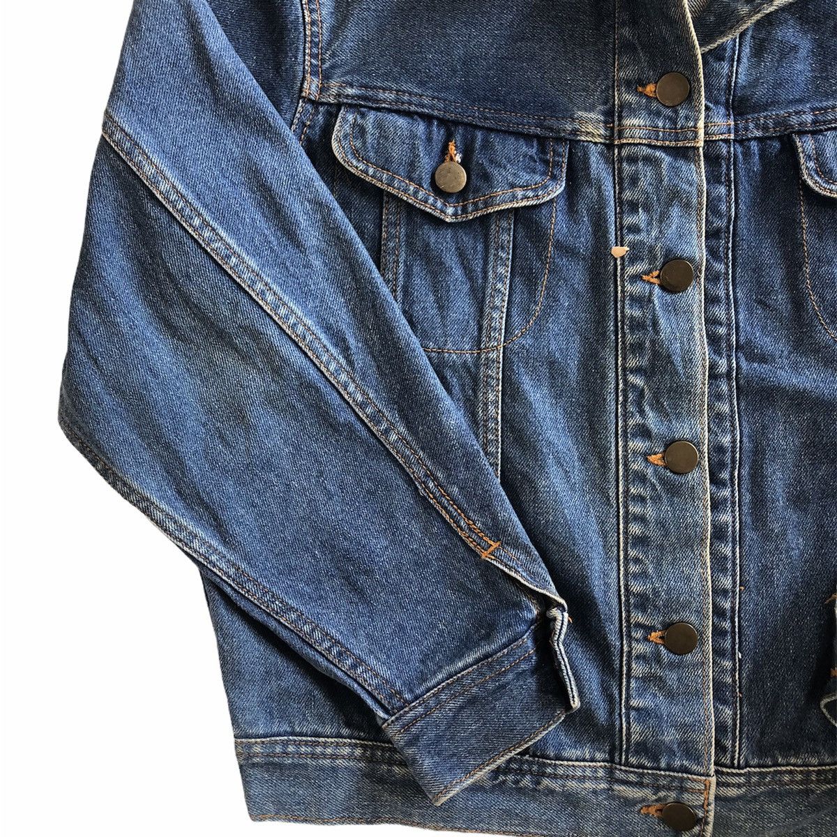 Japanese Brand Vintage 80's Denim Jacket Western Style by ConSunny Size M / US 6-8 / IT 42-44 - 3 Thumbnail