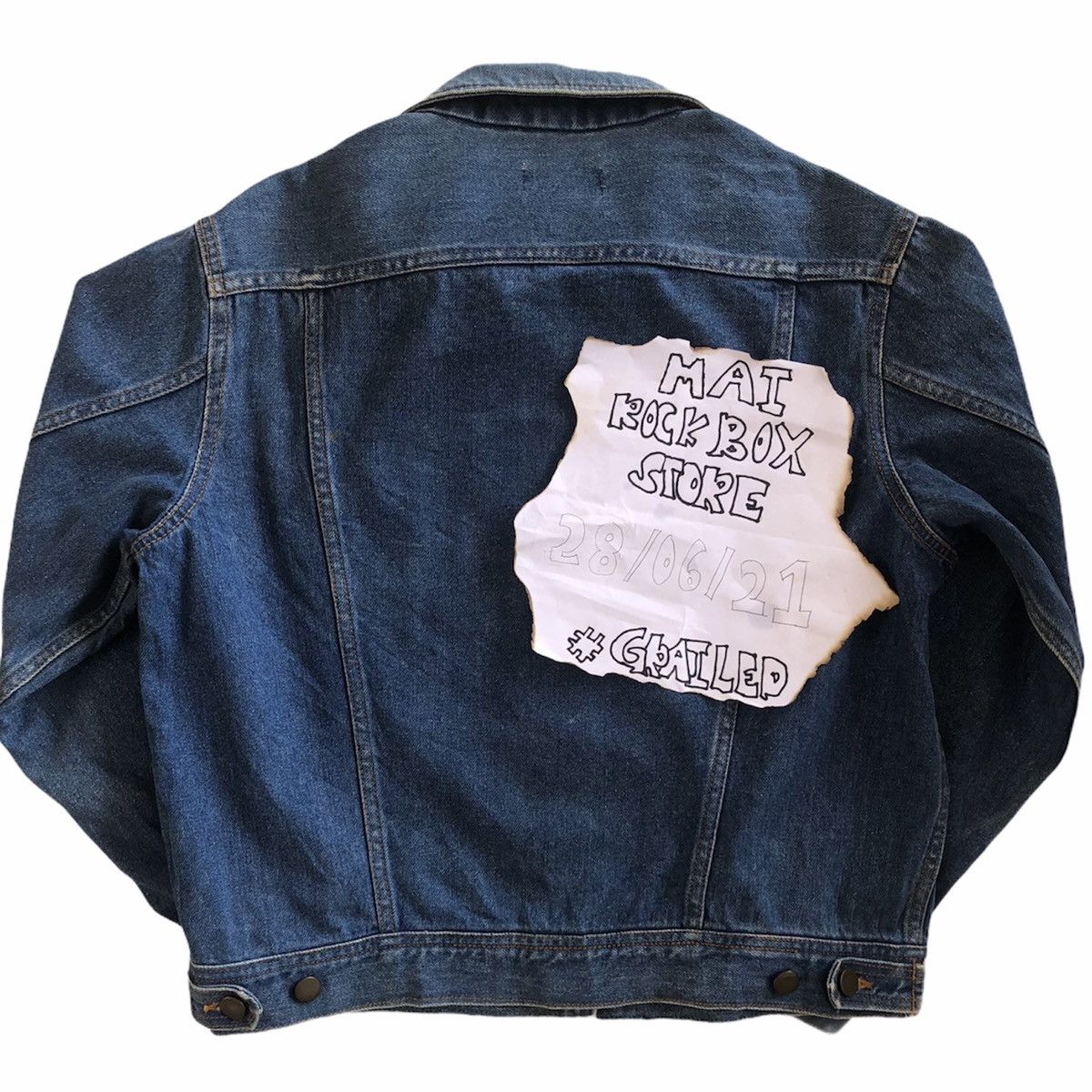 Japanese Brand Vintage 80's Denim Jacket Western Style by ConSunny Size M / US 6-8 / IT 42-44 - 5 Thumbnail