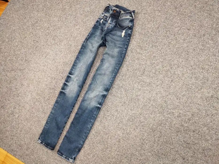 True Religion Vintage True Religion Rocco Relaxed Skinny Faded Denim Jeans Size US 28 / EU 44 - 2 Thumbnail