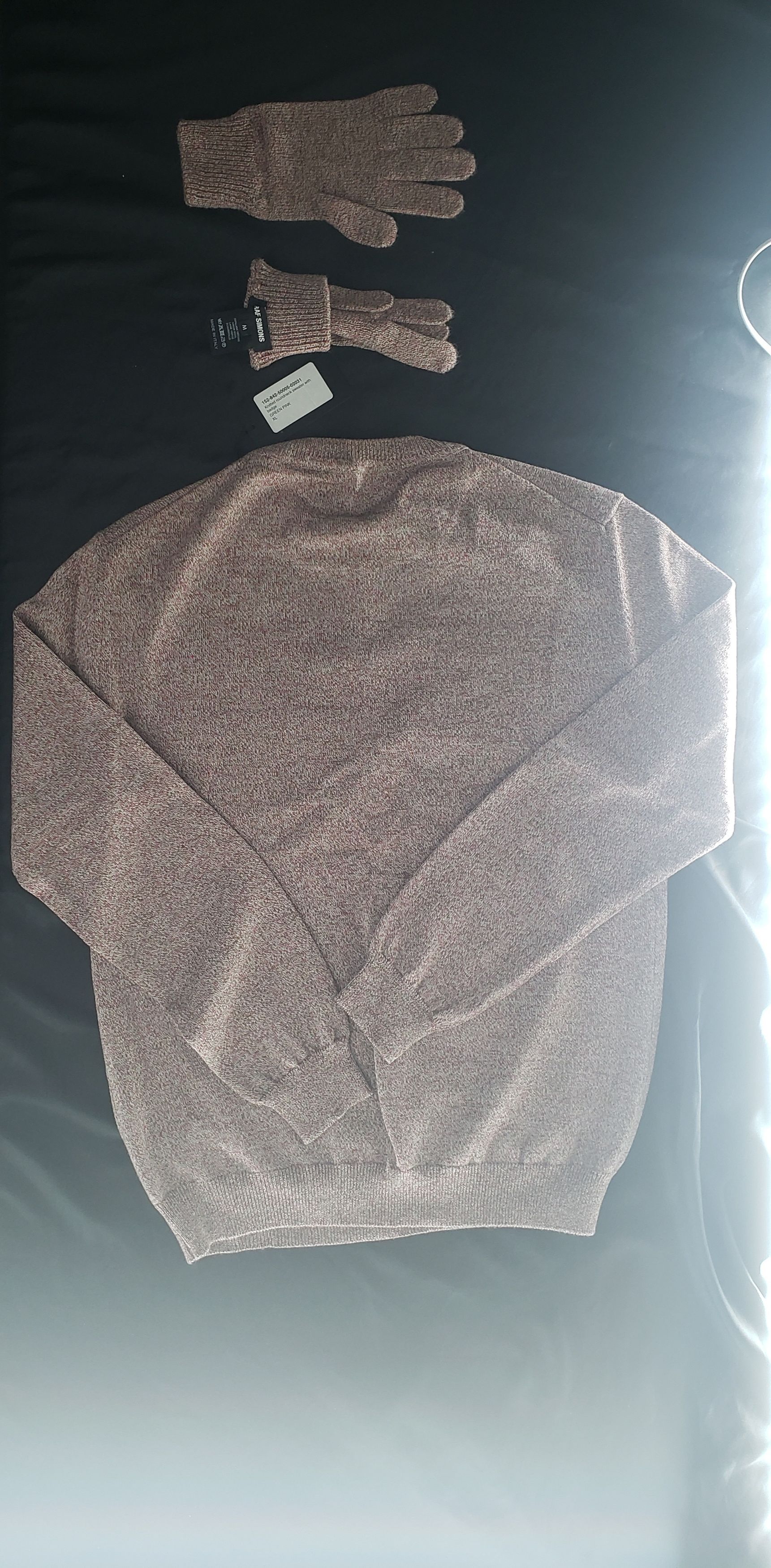 Raf Simons Raf simons knitted roundneck sweater with badge Size US XL / EU 56 / 4 - 2 Thumbnail
