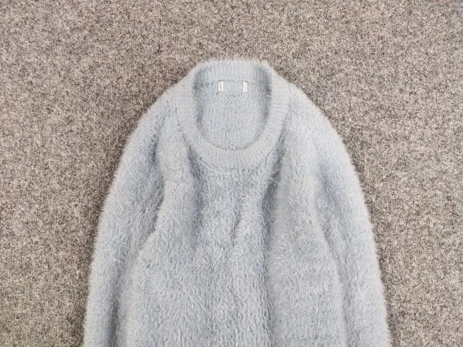 Japanese Brand Vintage 90's Japanese Blue Mohair Style Fuzzy Sweater Hype Size M / US 6-8 / IT 42-44 - 3 Thumbnail
