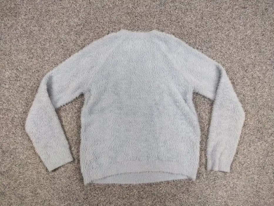 Japanese Brand Vintage 90's Japanese Blue Mohair Style Fuzzy Sweater Hype Size M / US 6-8 / IT 42-44 - 7 Thumbnail