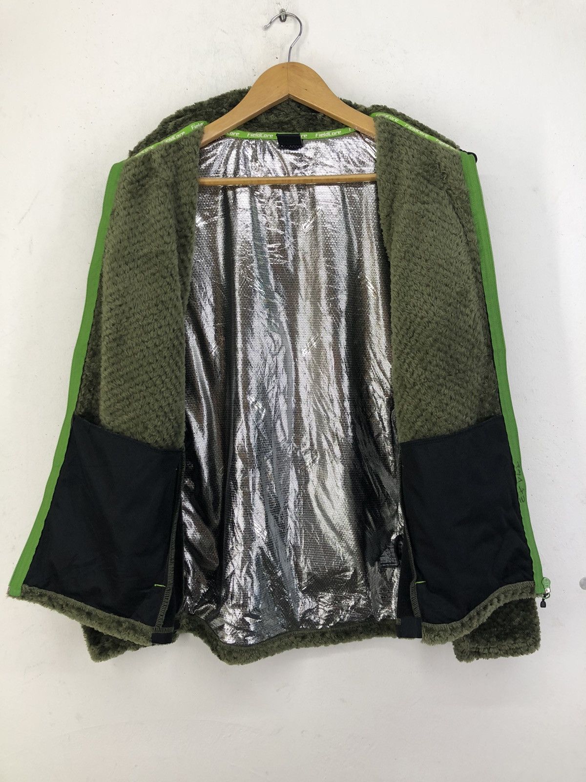 Japanese Brand Fieldcore Heat Assist Linen Fleece Jacket Size US L / EU 52-54 / 3 - 3 Thumbnail