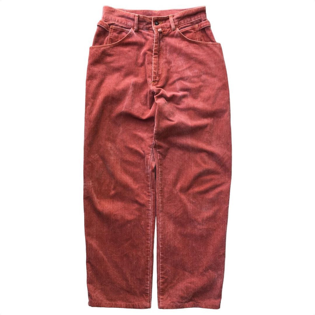 20471120 Issey Miyake Tete Homme Salmon Corduroy Pants Size US 28 / EU 44 - 1 Thumbnail