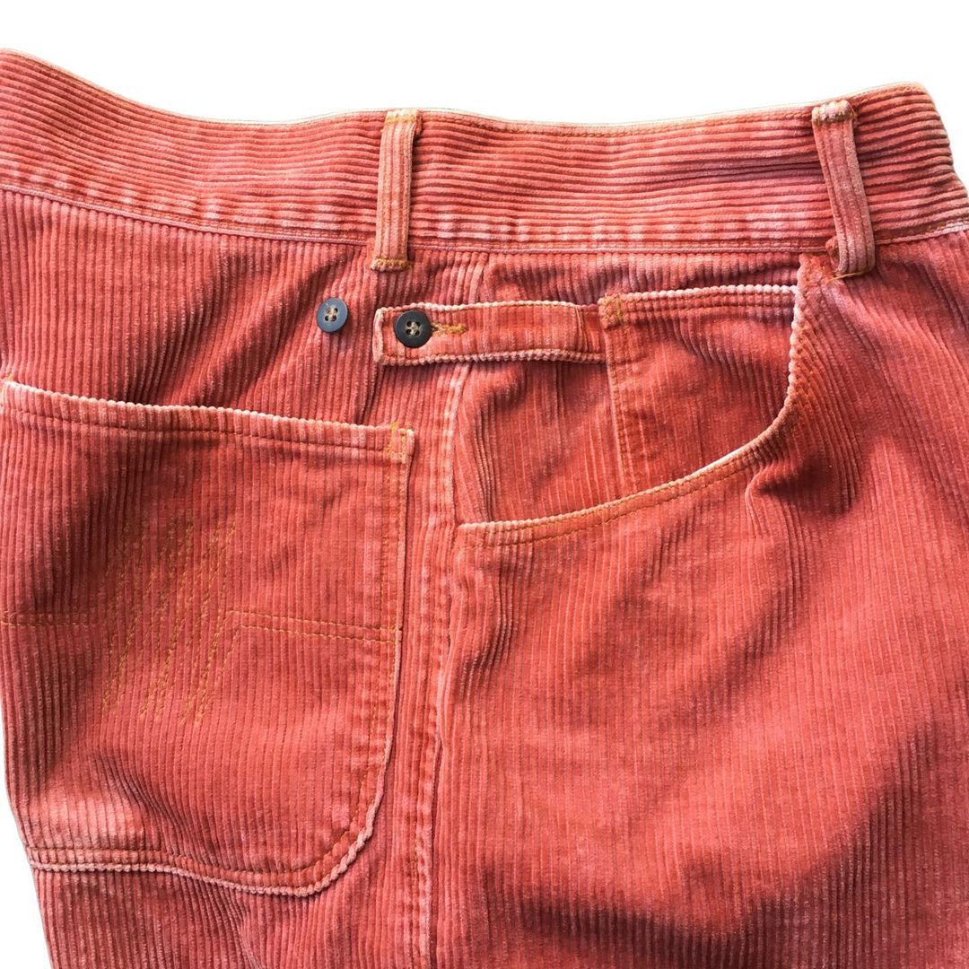20471120 Issey Miyake Tete Homme Salmon Corduroy Pants Size US 28 / EU 44 - 7 Thumbnail