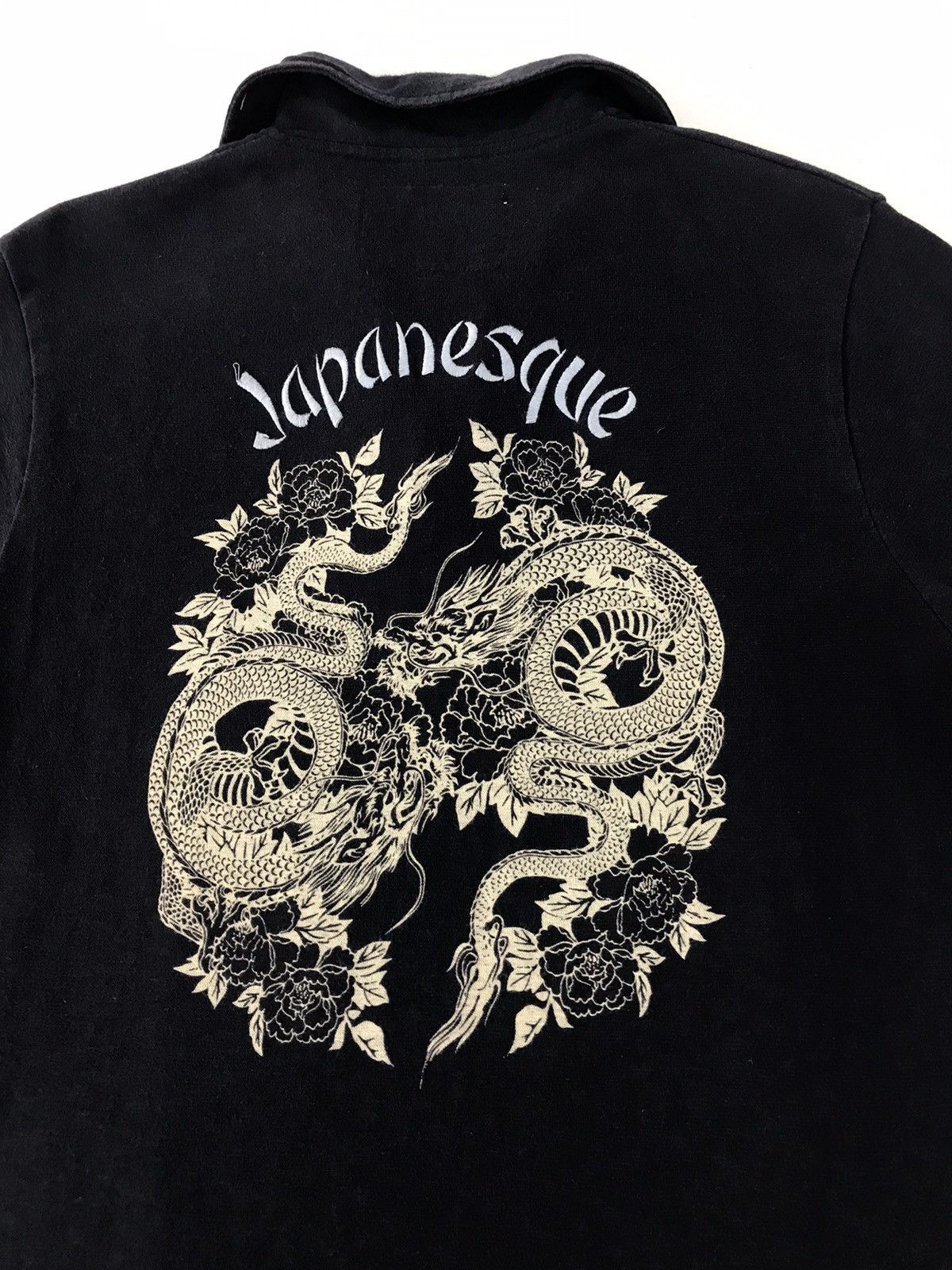 Japanese Brand Vintage Ikka Japaneseque Printed Dragon Design Polo Shirt Size US M / EU 48-50 / 2 - 8 Thumbnail