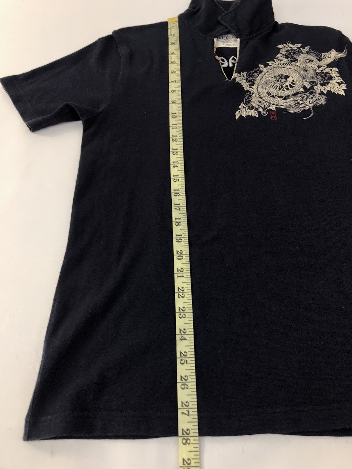 Japanese Brand Vintage Ikka Japaneseque Printed Dragon Design Polo Shirt Size US M / EU 48-50 / 2 - 10 Thumbnail