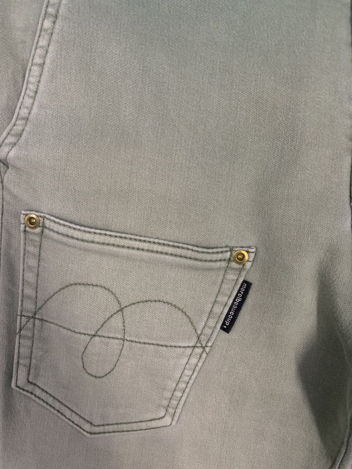 Issey Miyake Vintage Mercibeaucoup Faded Denim Pants by Issey Miyake Size US 30 / EU 46 - 7 Thumbnail