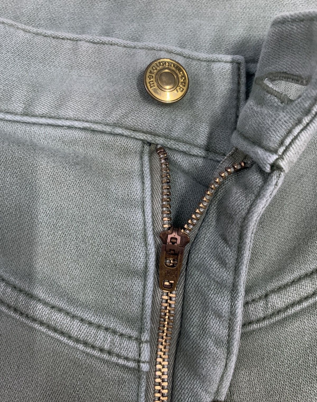 Issey Miyake Vintage Mercibeaucoup Faded Denim Pants by Issey Miyake Size US 30 / EU 46 - 6 Thumbnail