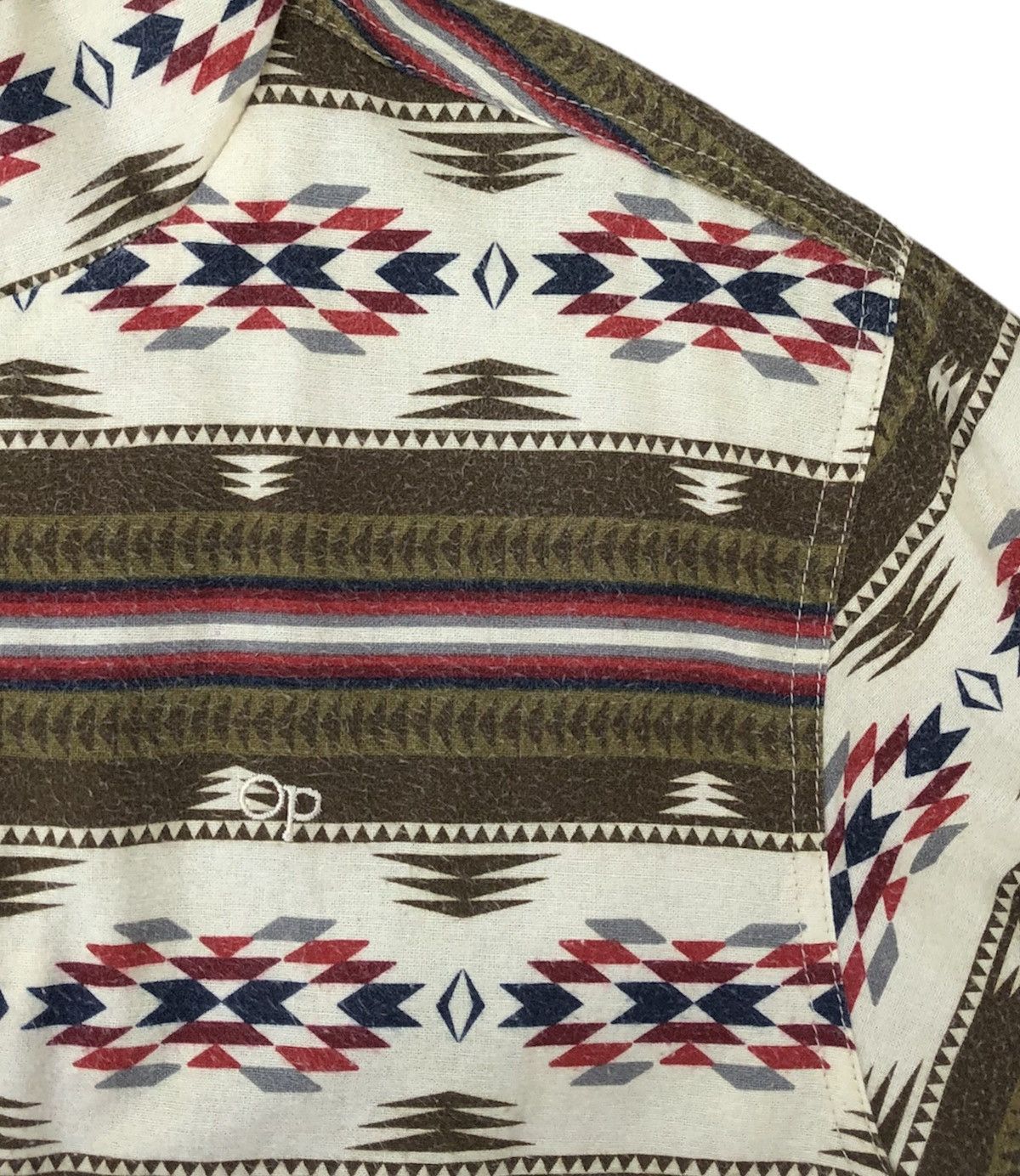 Japanese Brand Op Ocean Pacific Ethnic Design Quilted Lined Hooded Jacket Size US L / EU 52-54 / 3 - 5 Thumbnail