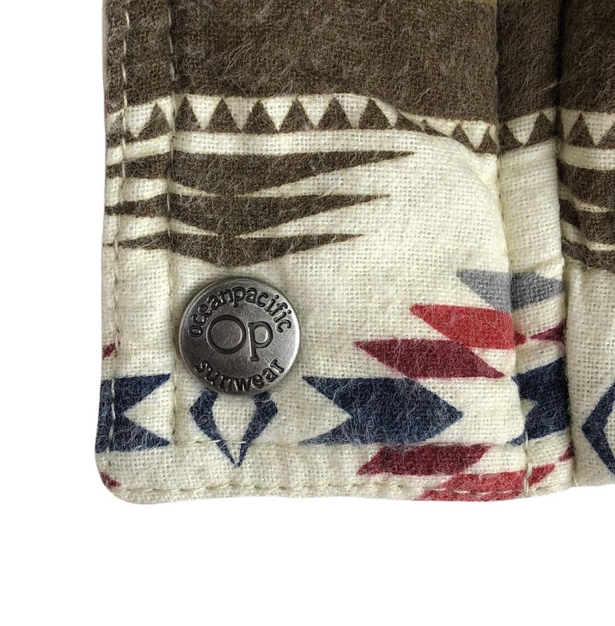 Japanese Brand Op Ocean Pacific Ethnic Design Quilted Lined Hooded Jacket Size US L / EU 52-54 / 3 - 9 Thumbnail