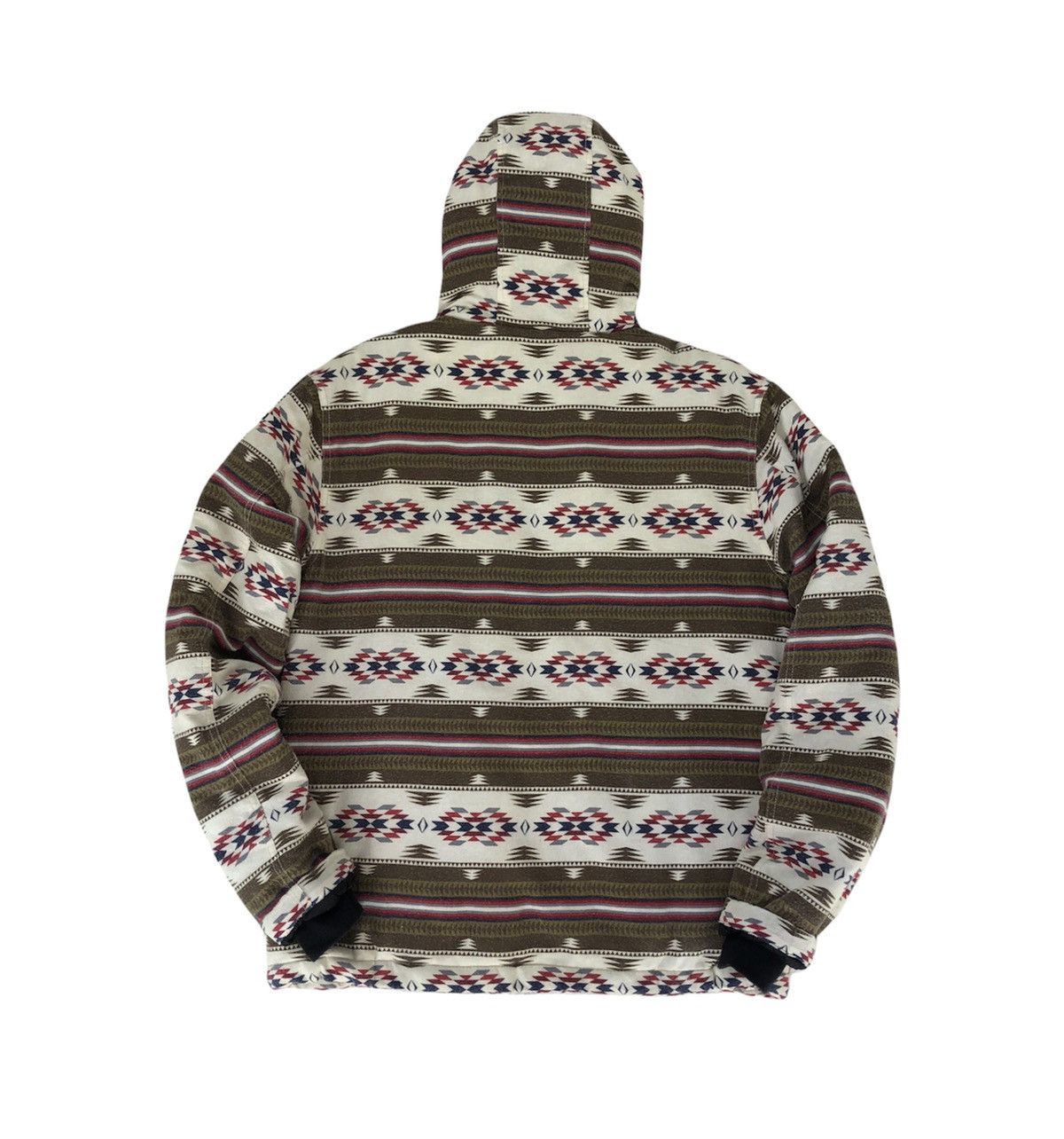 Japanese Brand Op Ocean Pacific Ethnic Design Quilted Lined Hooded Jacket Size US L / EU 52-54 / 3 - 4 Thumbnail