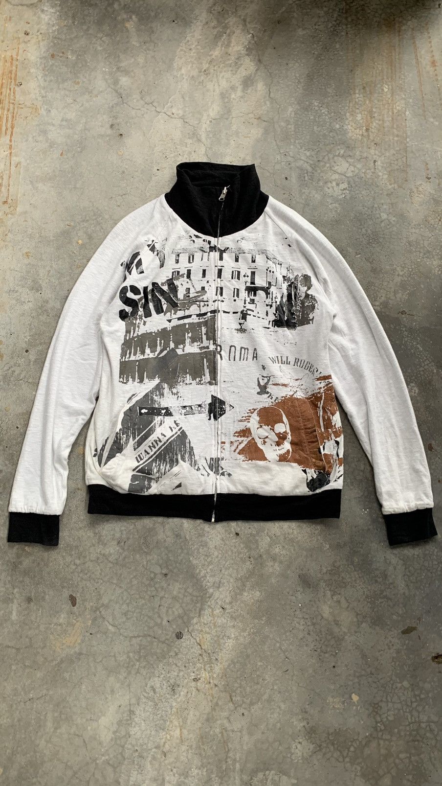 PPFM PPFM Skull Death Reversible Zip Cotton Jacket Size US M / EU 48-50 / 2 - 4 Thumbnail