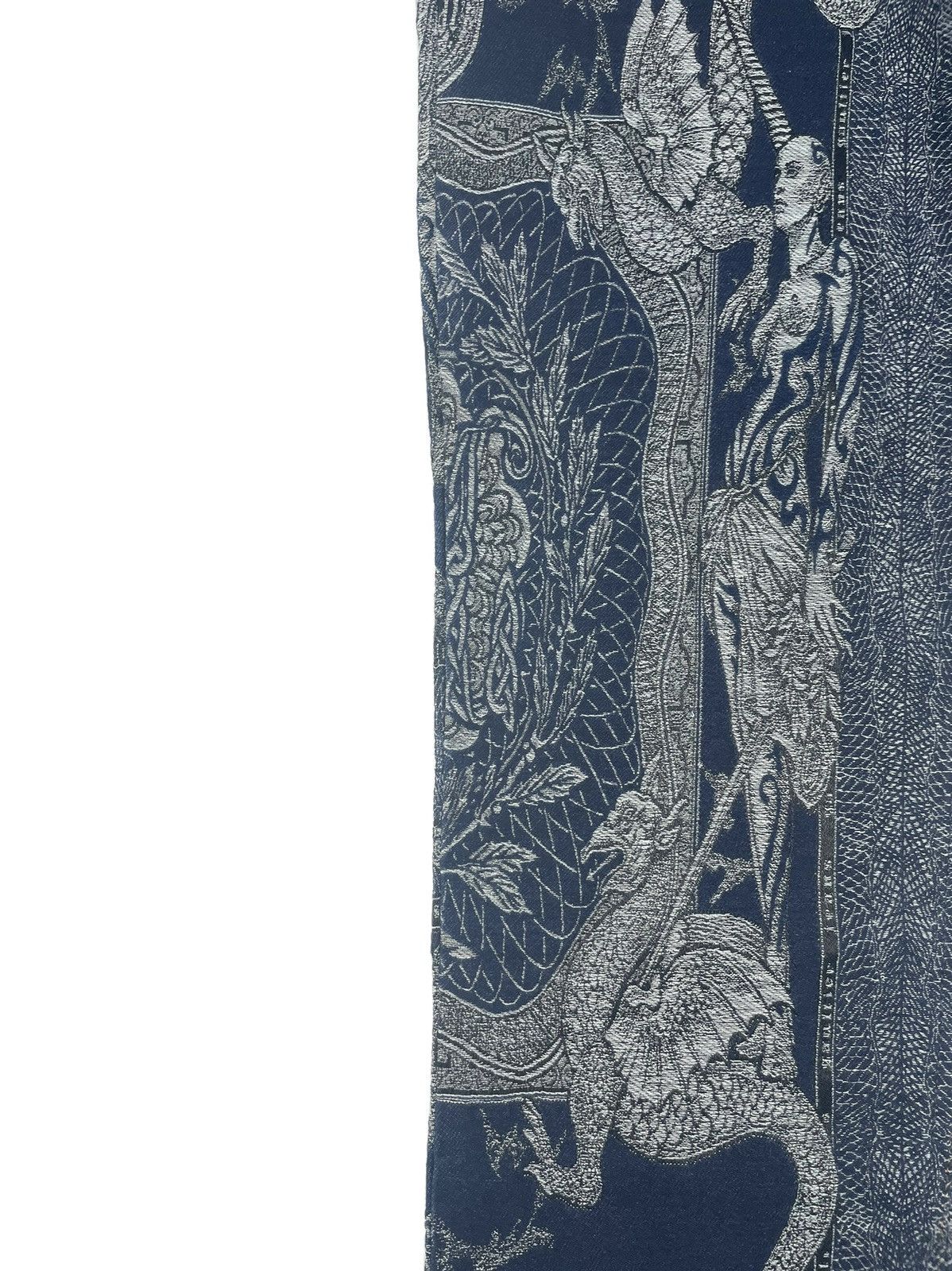 Jean Paul Gaultier FW94 Dragon Slayer jacquard tattoo denim pant jeans archive Size US 30 / EU 46 - 5 Thumbnail