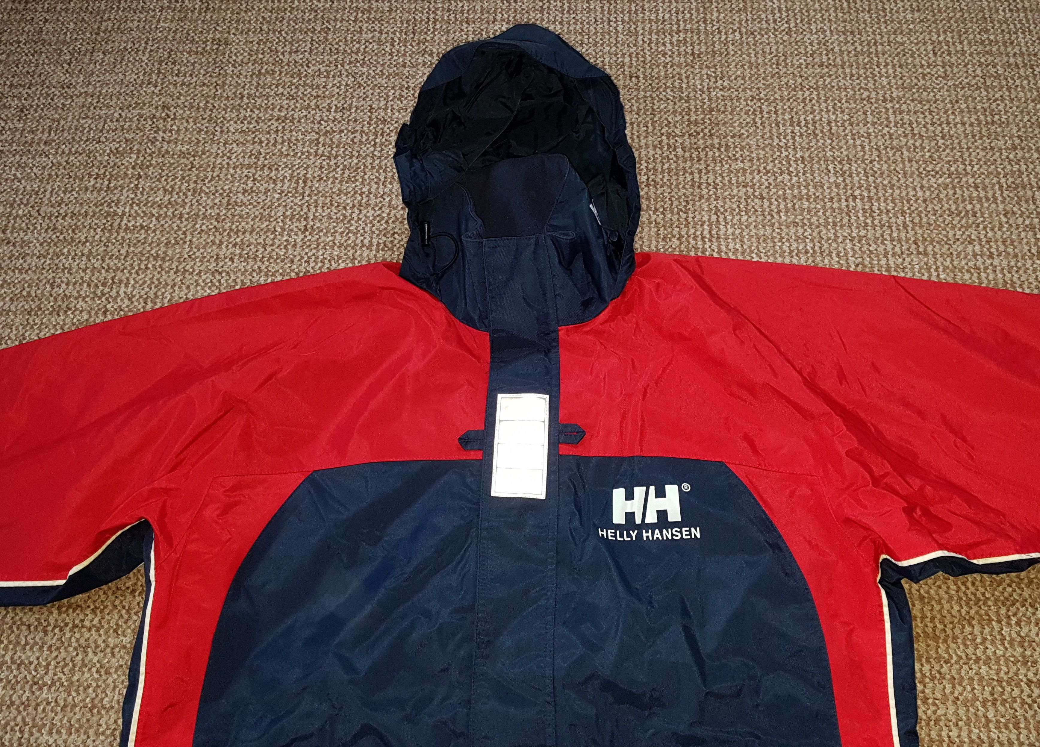 Helly Hansen × Vintage Vintage Helly Hansen Waterproof Storm Jacket Size US L / EU 52-54 / 3 - 3 Thumbnail