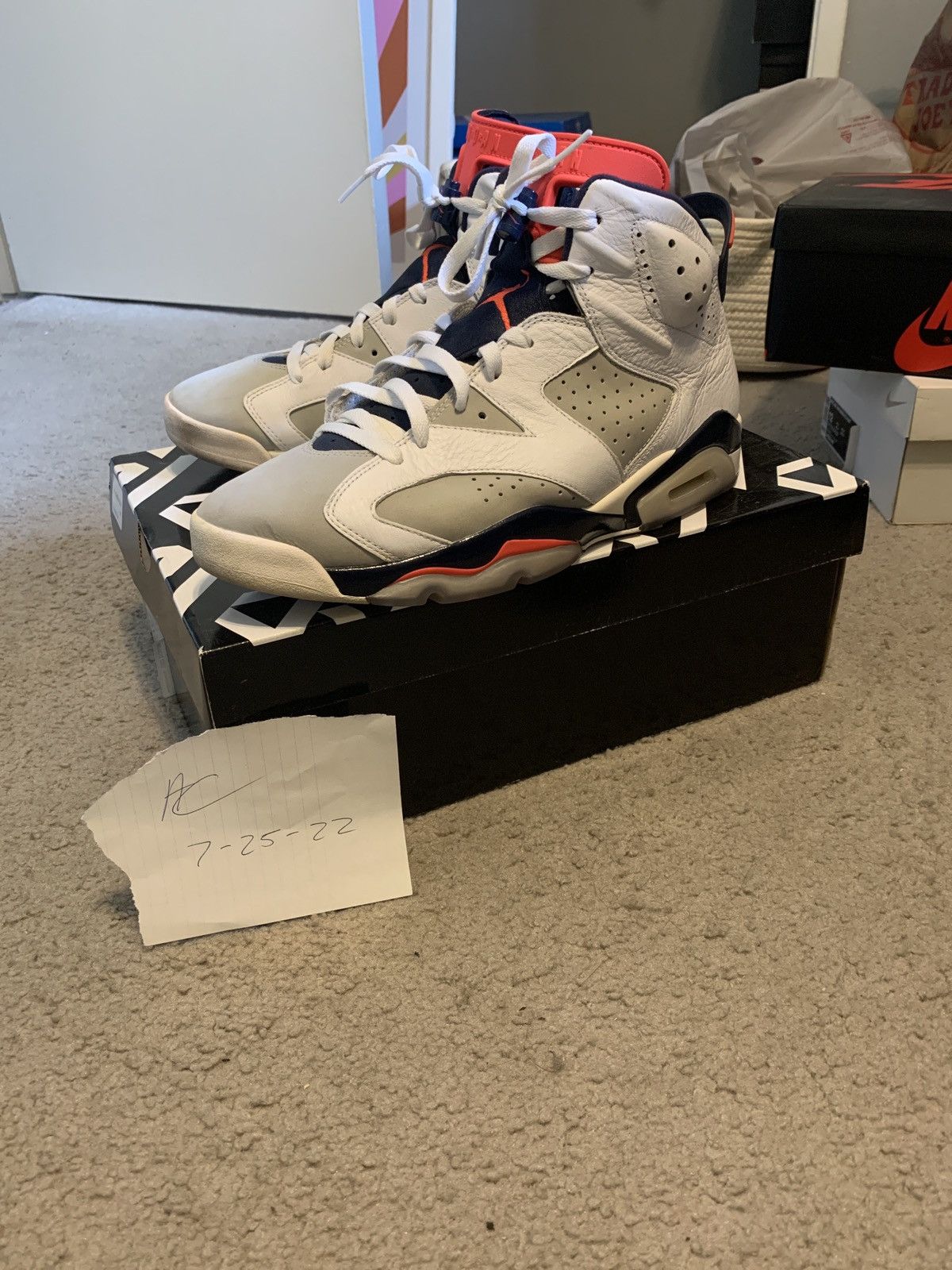Jordan Brand Air Jordan 6 Retro Tinker 2018 Size US 12 / EU 45 - 7 Thumbnail