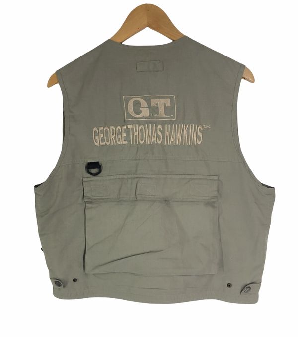 Vintage George Thomas Hawkins Multipocket Tactical Vest Jacket