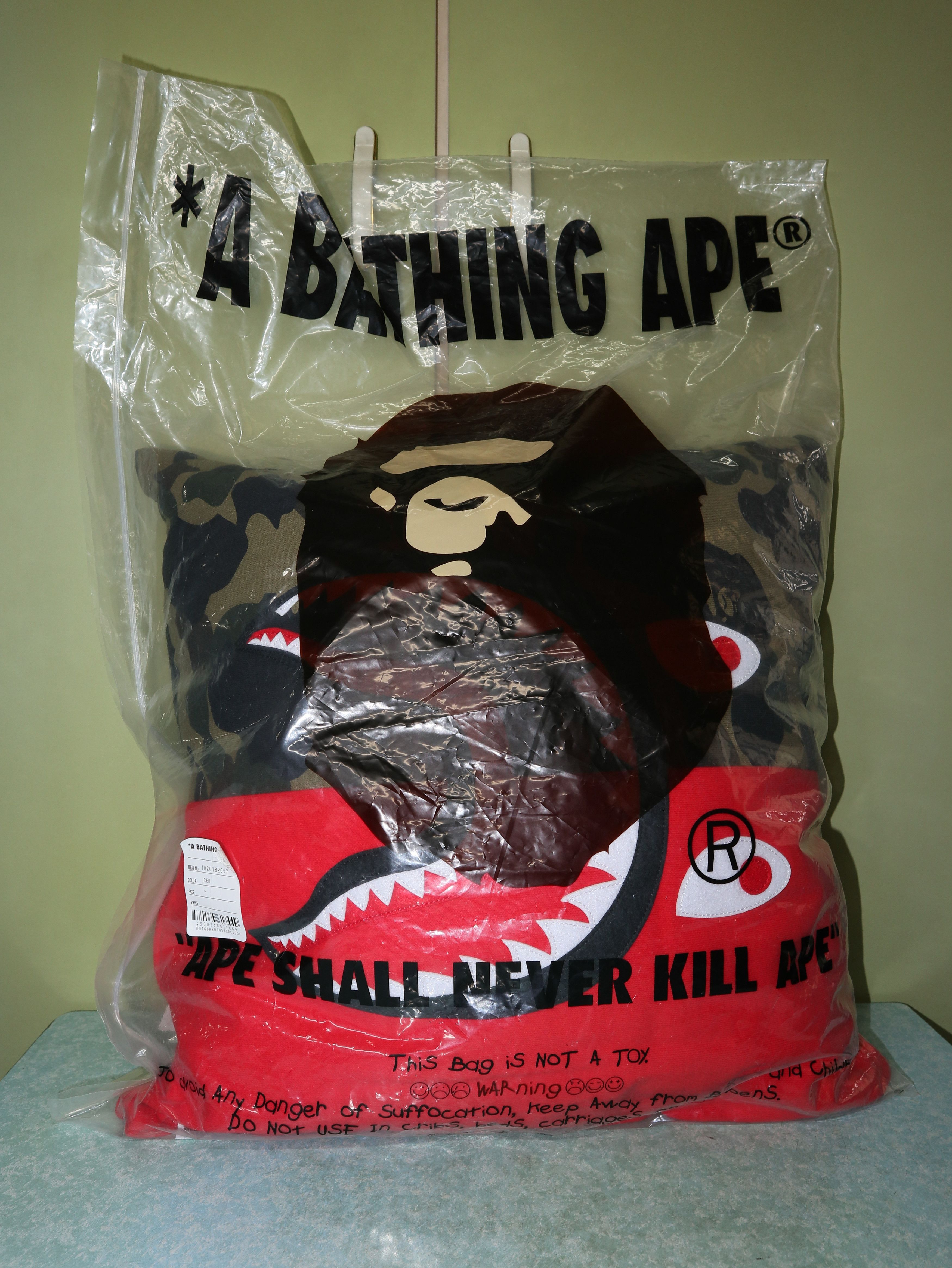 Bape Bape Shark 1st Camo Pillow Cushion Size ONE SIZE - 6 Thumbnail