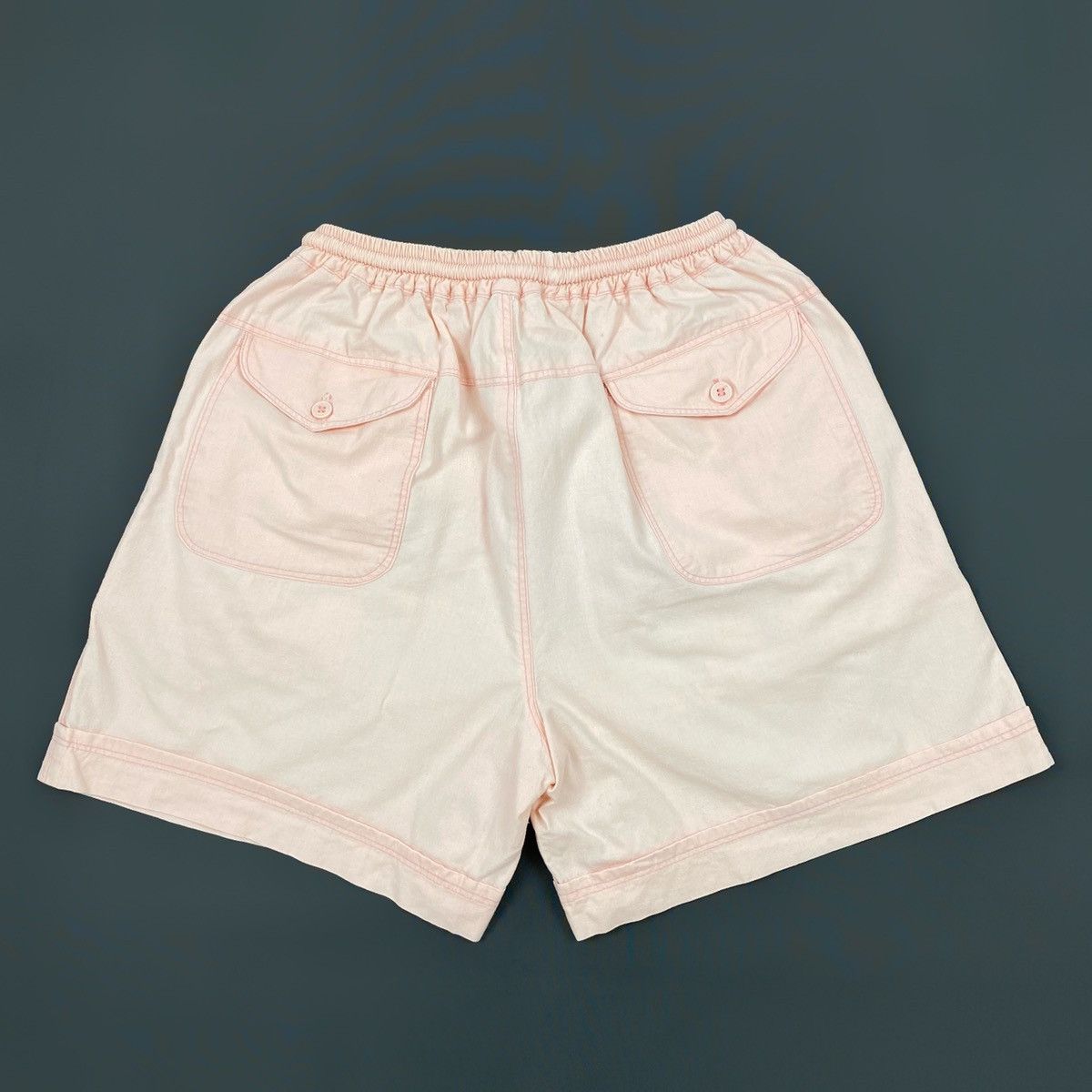 Benetton 1980’s Vintage Benetton Patch Pocket Cotton Shorts W32 Size US 32 / EU 48 - 5 Thumbnail