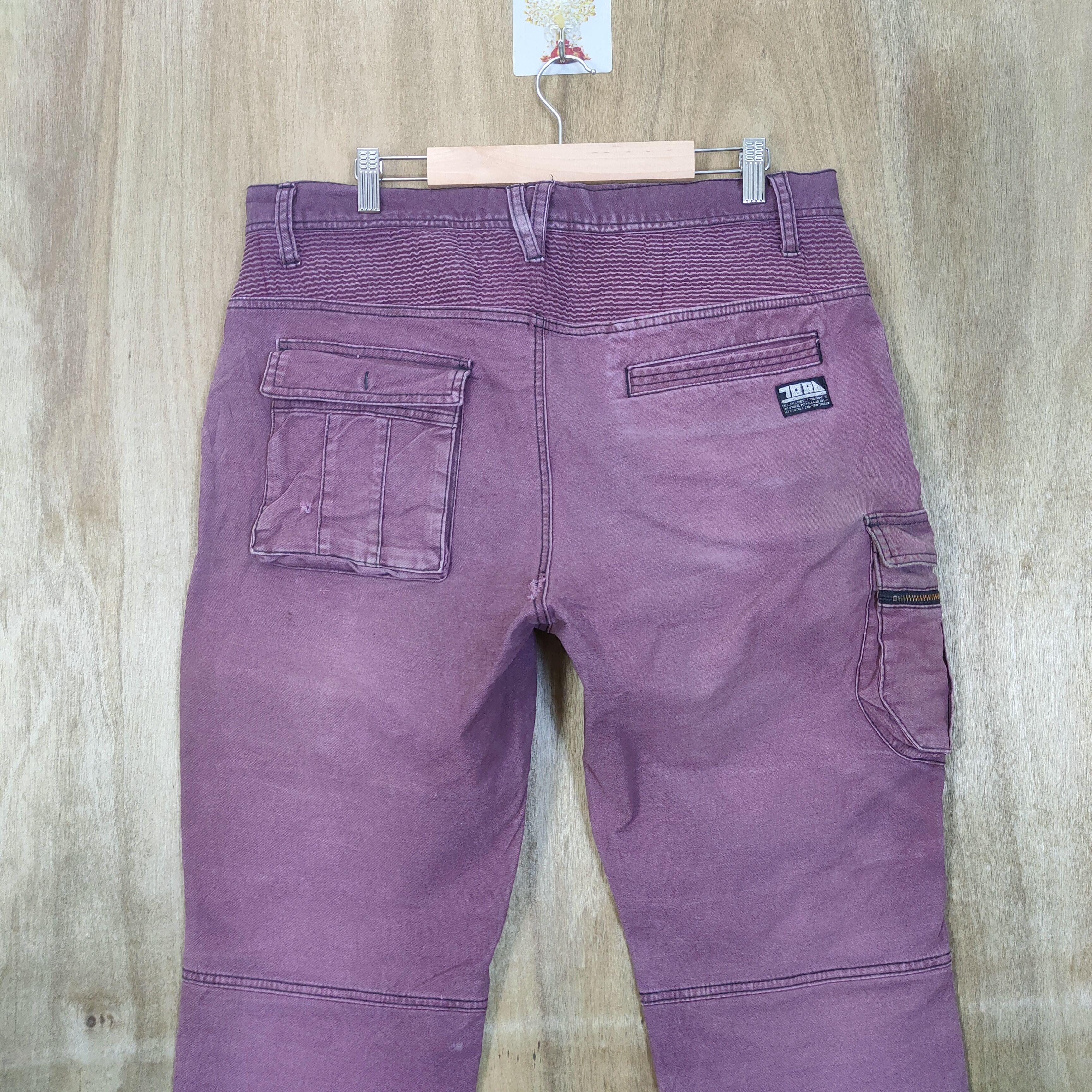 Japanese Brand × Vintage JAPANESE BRAND FADED BIKER CARGO PANTS Size US 34 / EU 50 - 8 Thumbnail