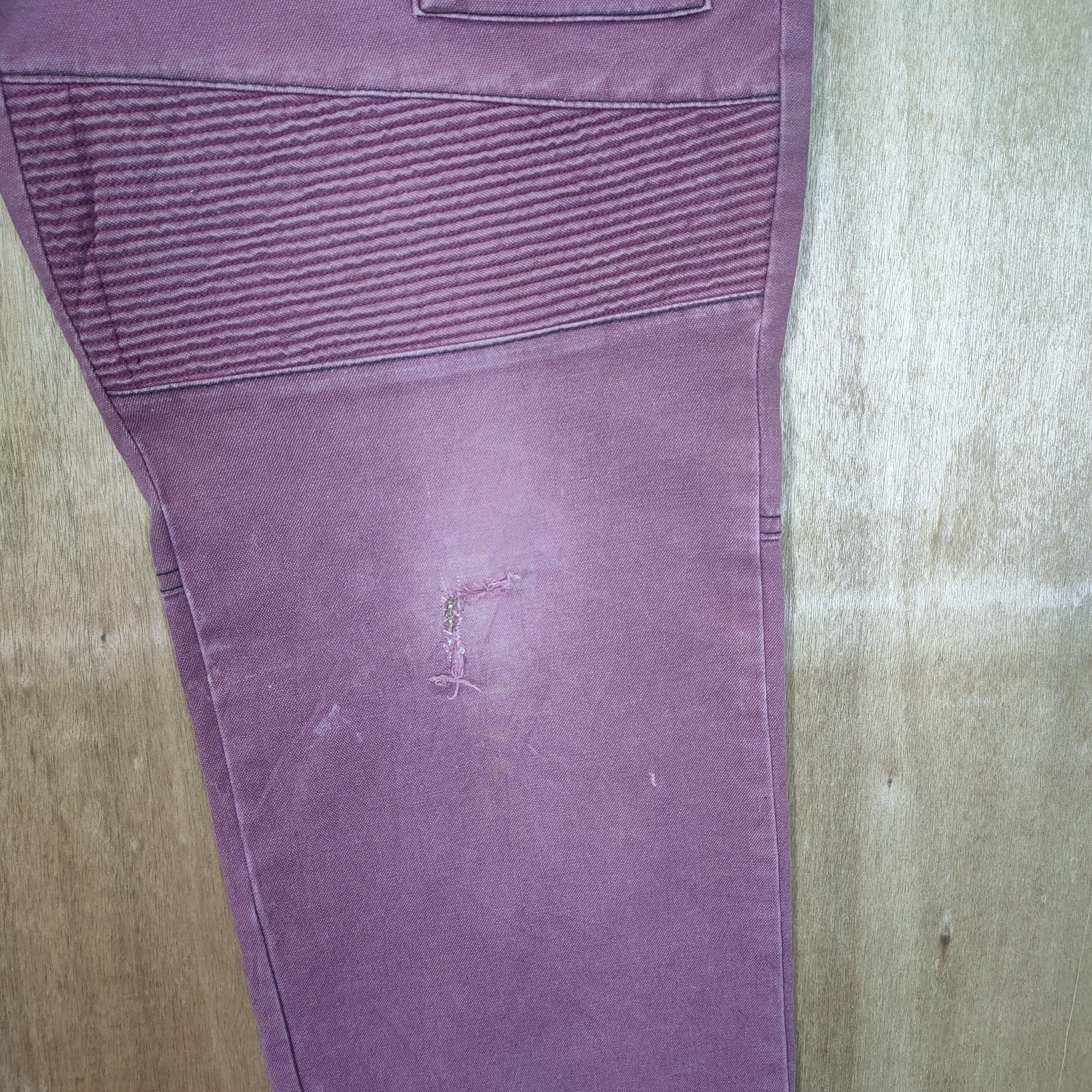 Japanese Brand × Vintage JAPANESE BRAND FADED BIKER CARGO PANTS Size US 34 / EU 50 - 4 Thumbnail