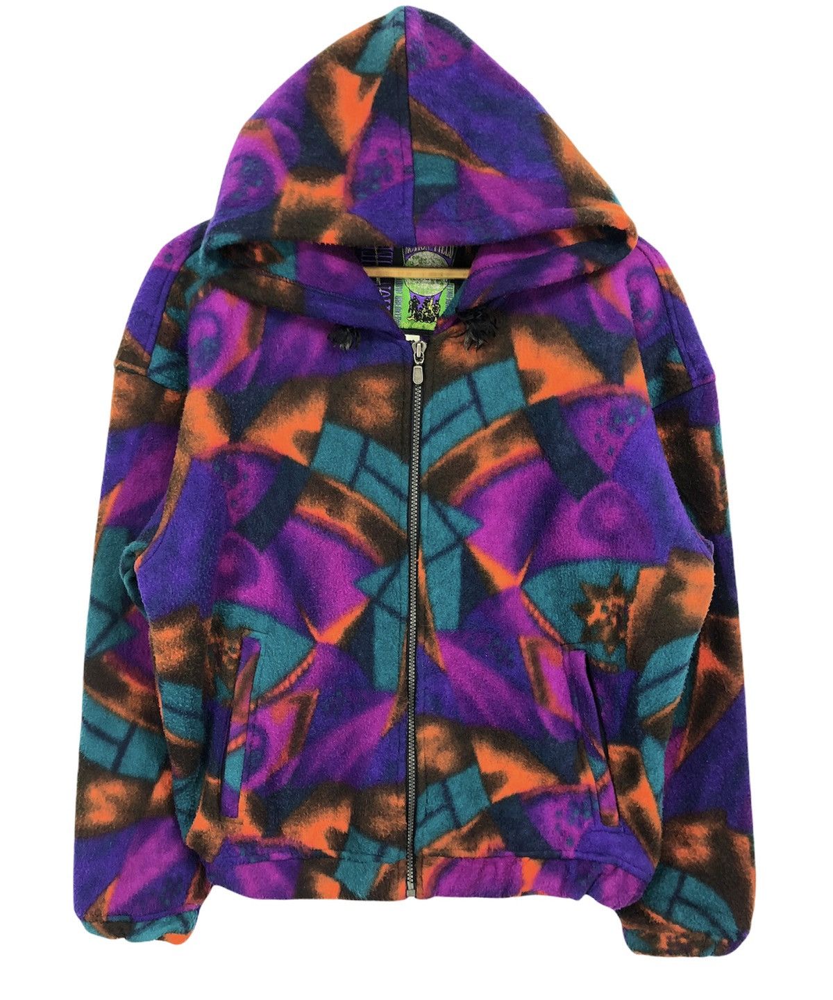Vintage Action Field Poles Multicolour Fleece Jacket