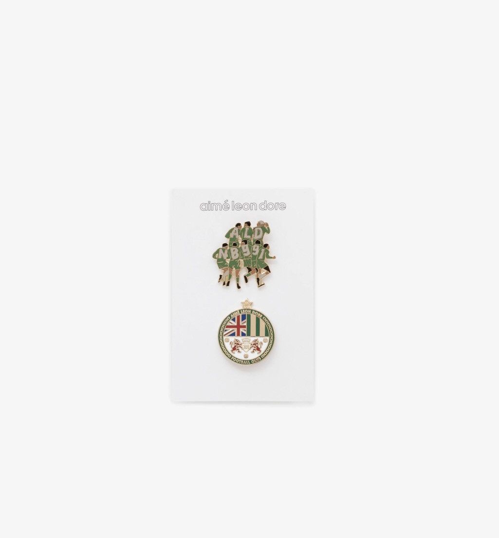 Aime Leon Dore × New Balance Set of 2 ALD / New Balance 991 Keychain and Pin Pack green Size ONE SIZE - 8 Thumbnail
