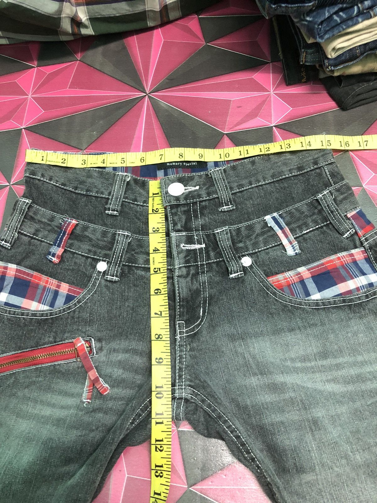 Japanese Brand VINTAGE MEMORY SPECIAL DOUBLE WAIST FREERIDE EDGESTYLE DENIM Size US 30 / EU 46 - 11 Thumbnail