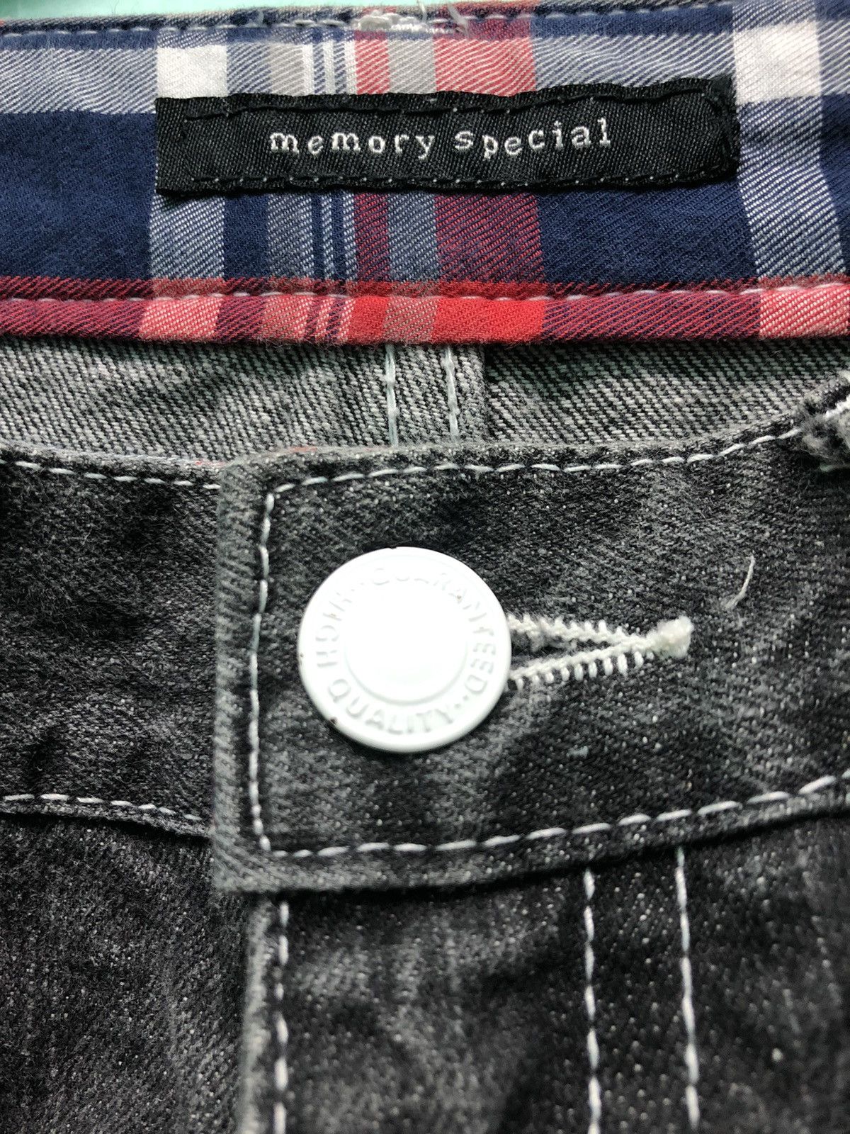 Japanese Brand VINTAGE MEMORY SPECIAL DOUBLE WAIST FREERIDE EDGESTYLE DENIM Size US 30 / EU 46 - 4 Thumbnail
