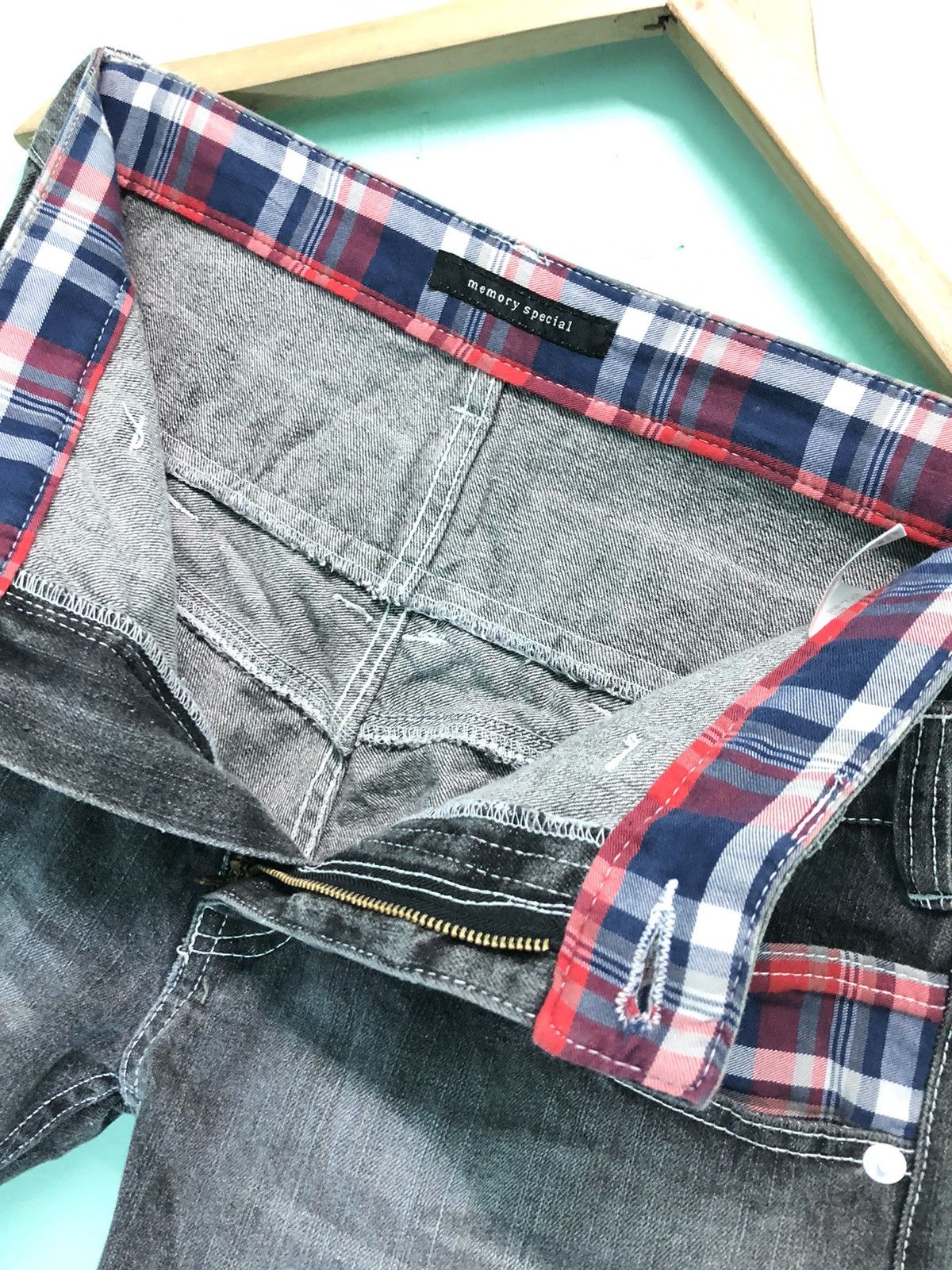 Japanese Brand VINTAGE MEMORY SPECIAL DOUBLE WAIST FREERIDE EDGESTYLE DENIM Size US 30 / EU 46 - 5 Thumbnail