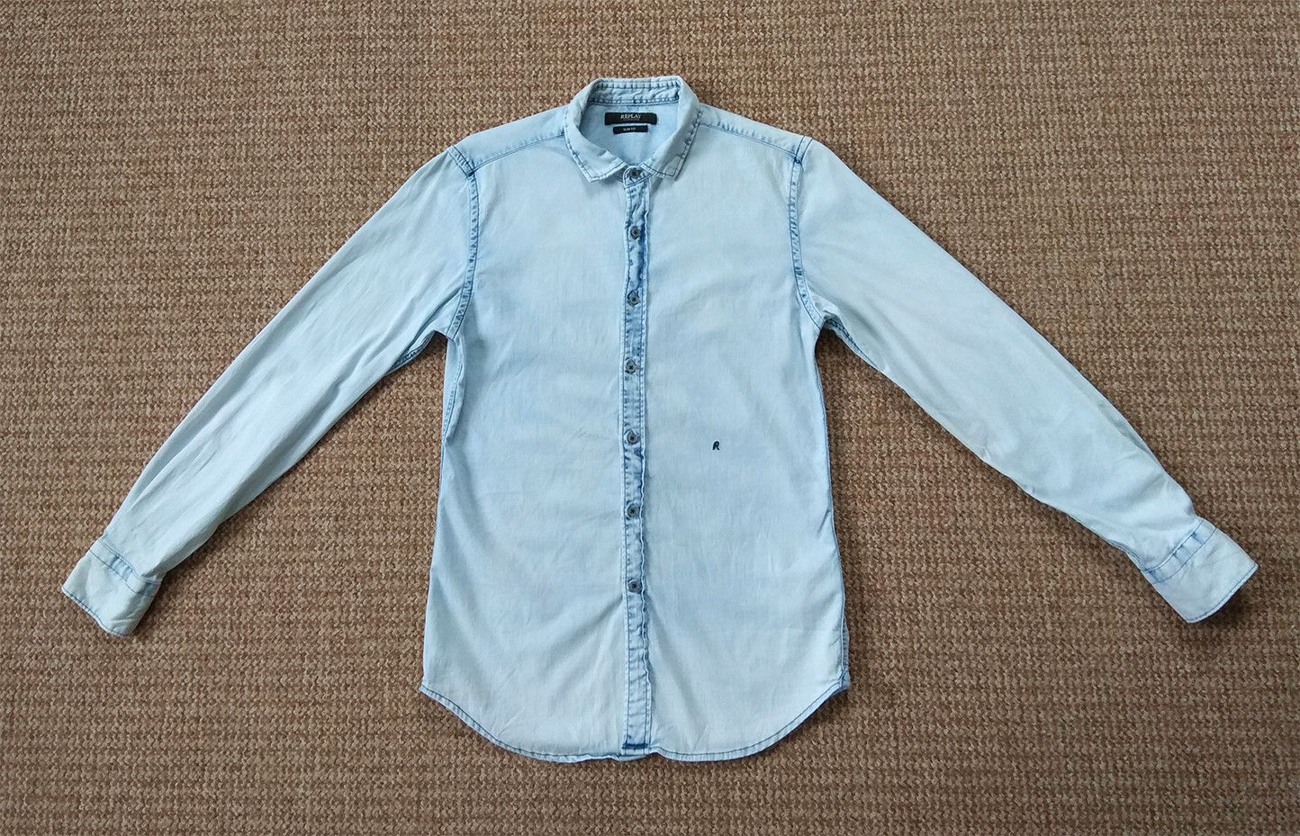 Replay Replay long sleeve shirt light blue Size US S / EU 44-46 / 1 - 1 Thumbnail