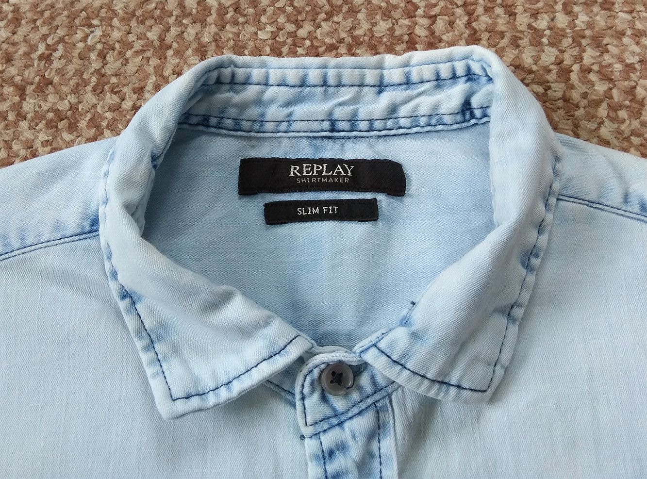 Replay Replay long sleeve shirt light blue Size US S / EU 44-46 / 1 - 3 Thumbnail
