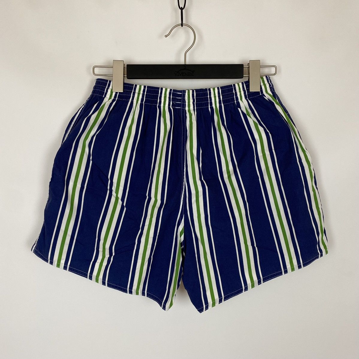 Vintage 1990’s Vintage Rasurel Swimwear Striped Beach Retro Shorts Size US 34 / EU 50 - 5 Thumbnail