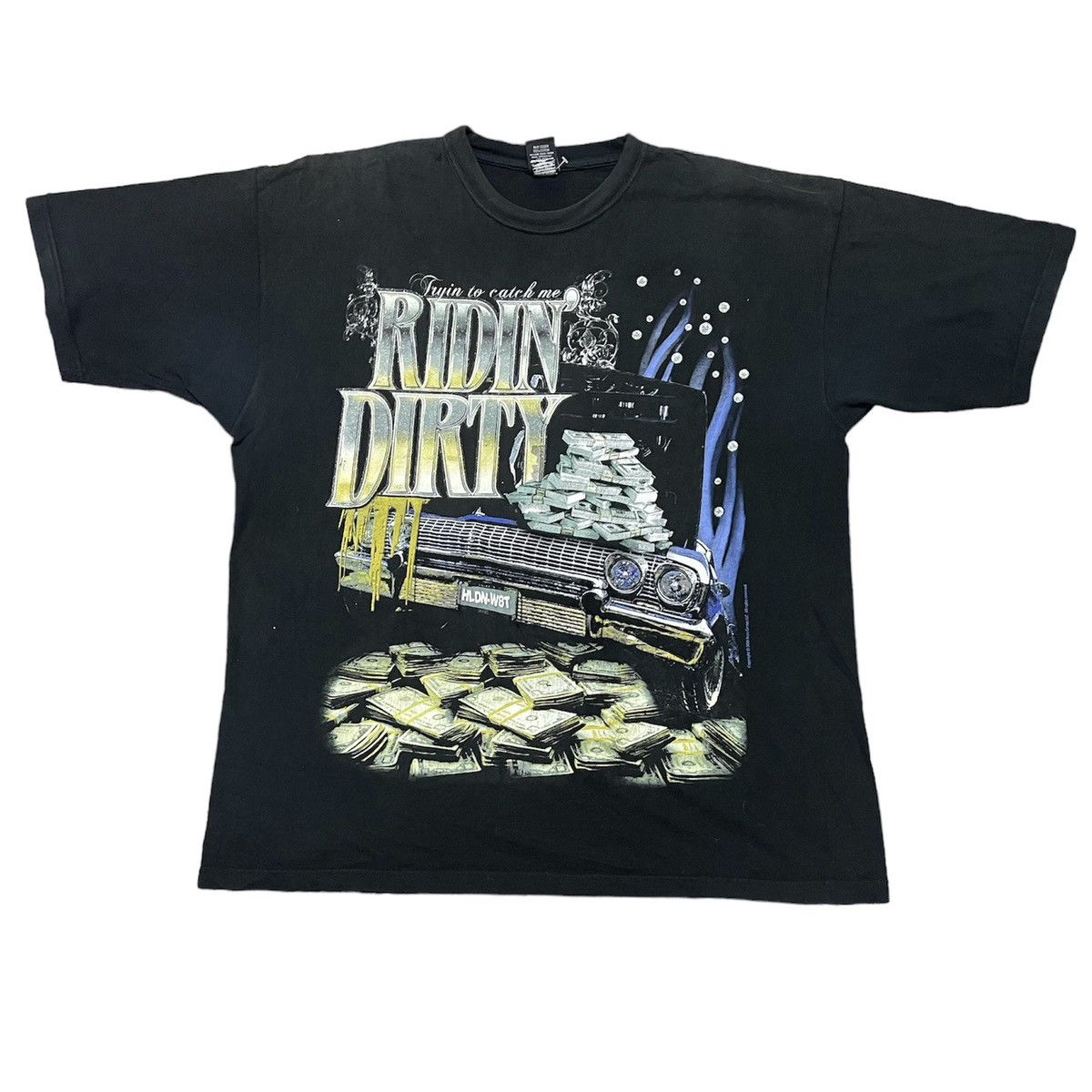 Rap Tees Riddin Dirty Fuya group hip hop style Size US XXL / EU 58 / 5 - 1 Thumbnail