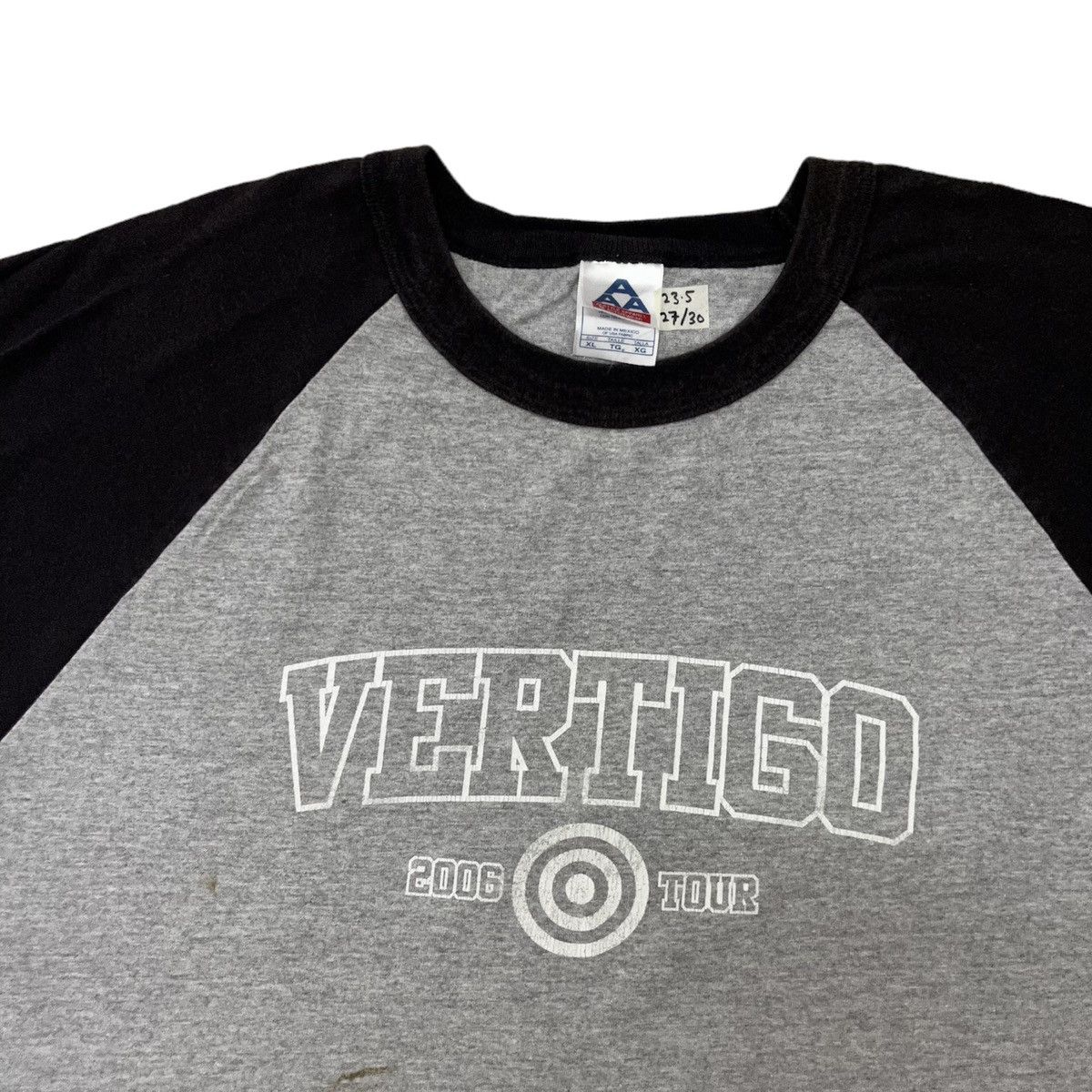 Band Tees Vintage Y2k U2 Band Vertigo Promo Album Raglan 3q Size US XL / EU 56 / 4 - 3 Thumbnail